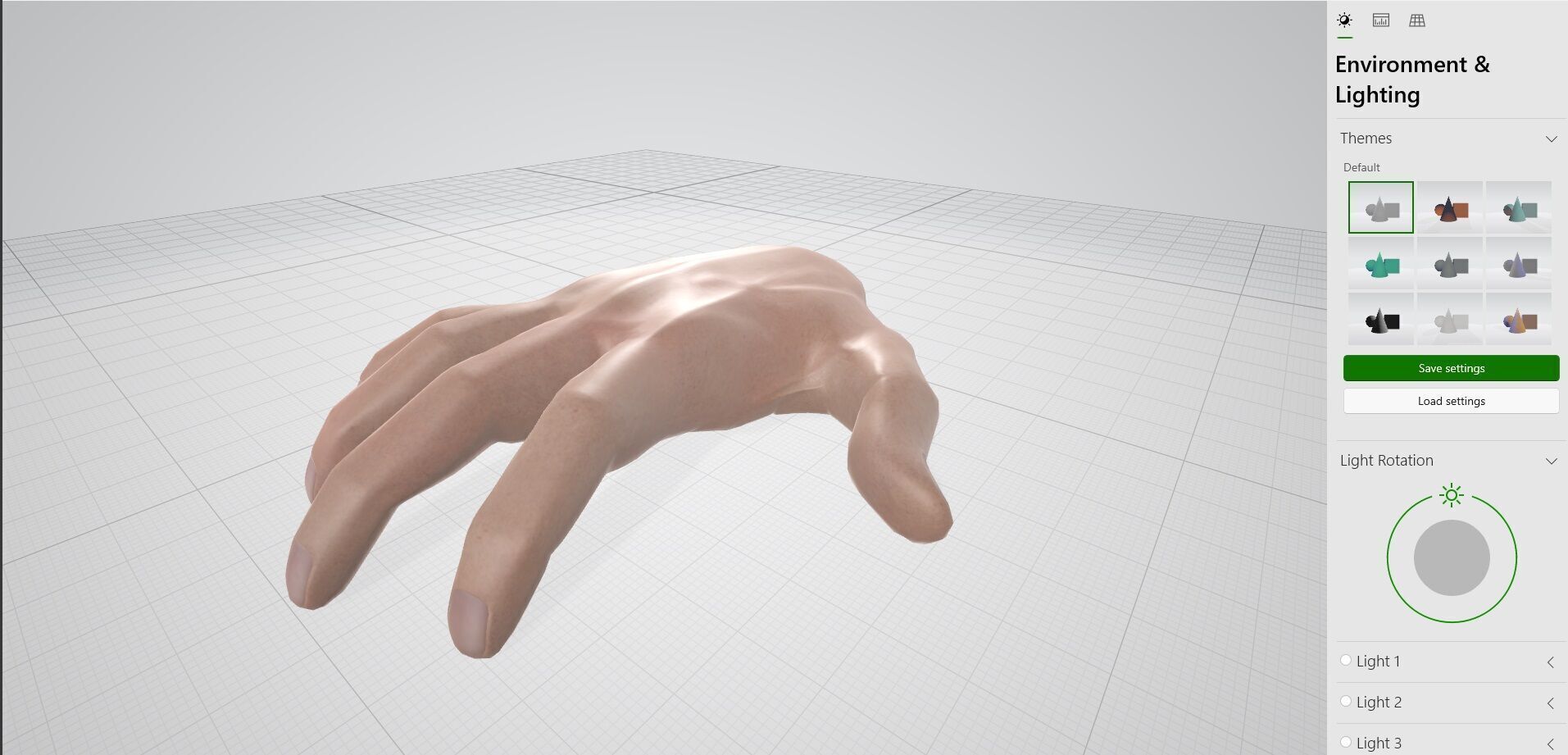 Hand CG1 3D model_17