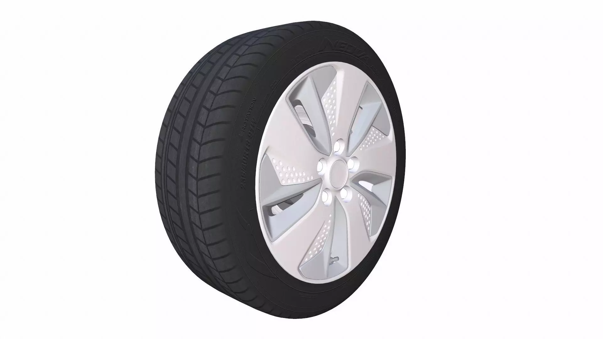 Tyre 3D Model Low-poly 3D model_0