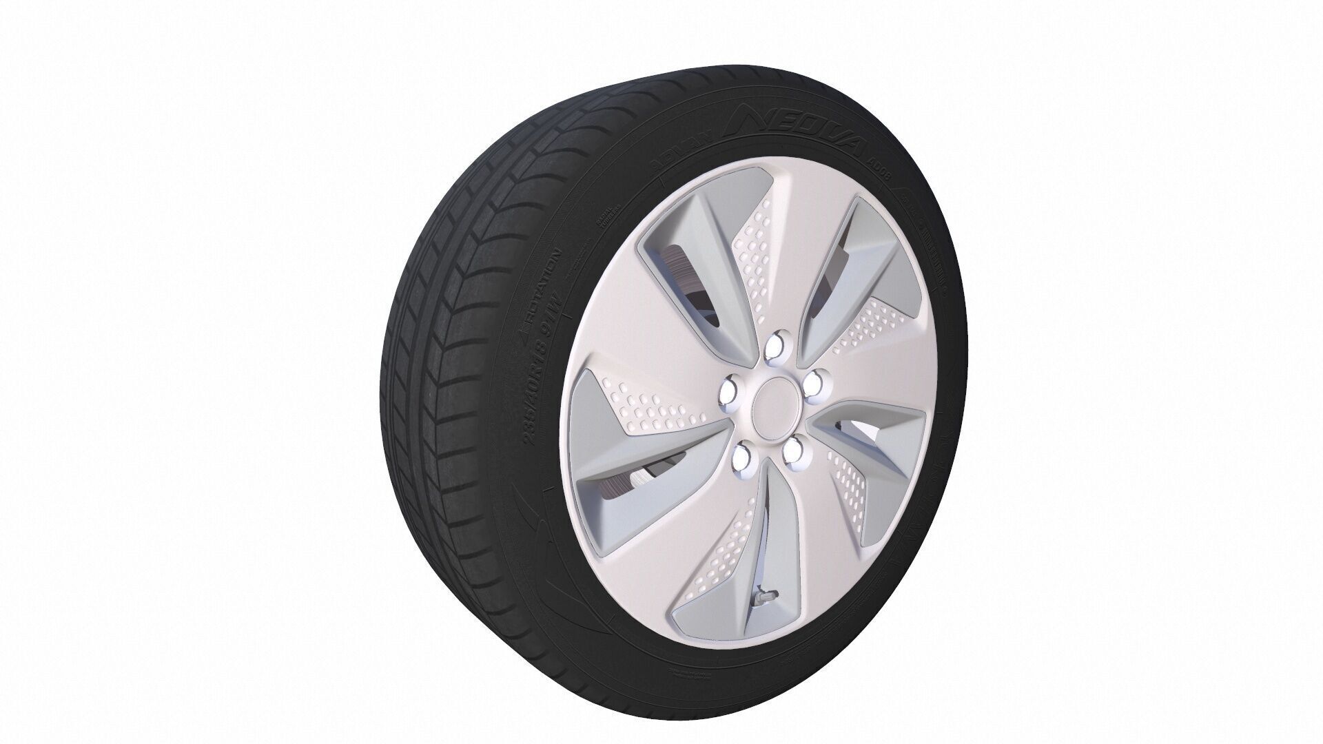Tyre 3D Model Low-poly 3D model_7
