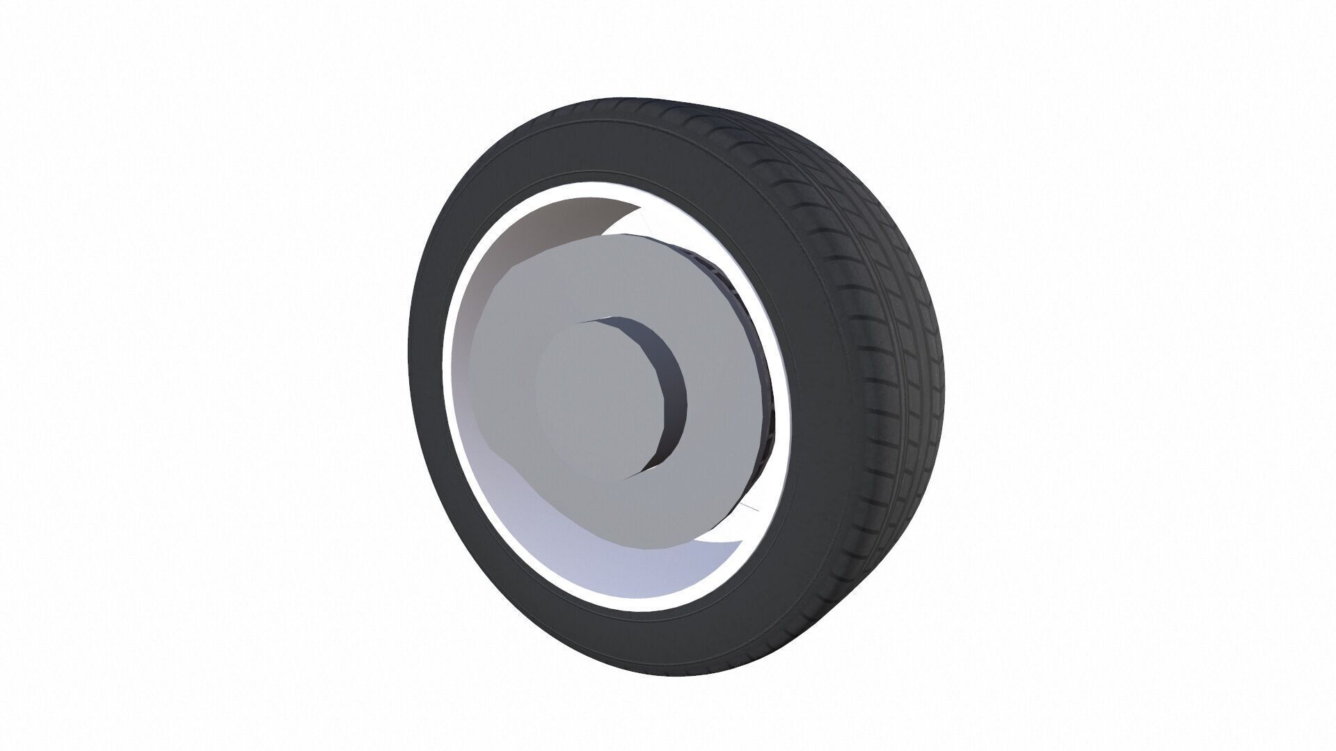 Tyre 3D Model Low-poly 3D model_6