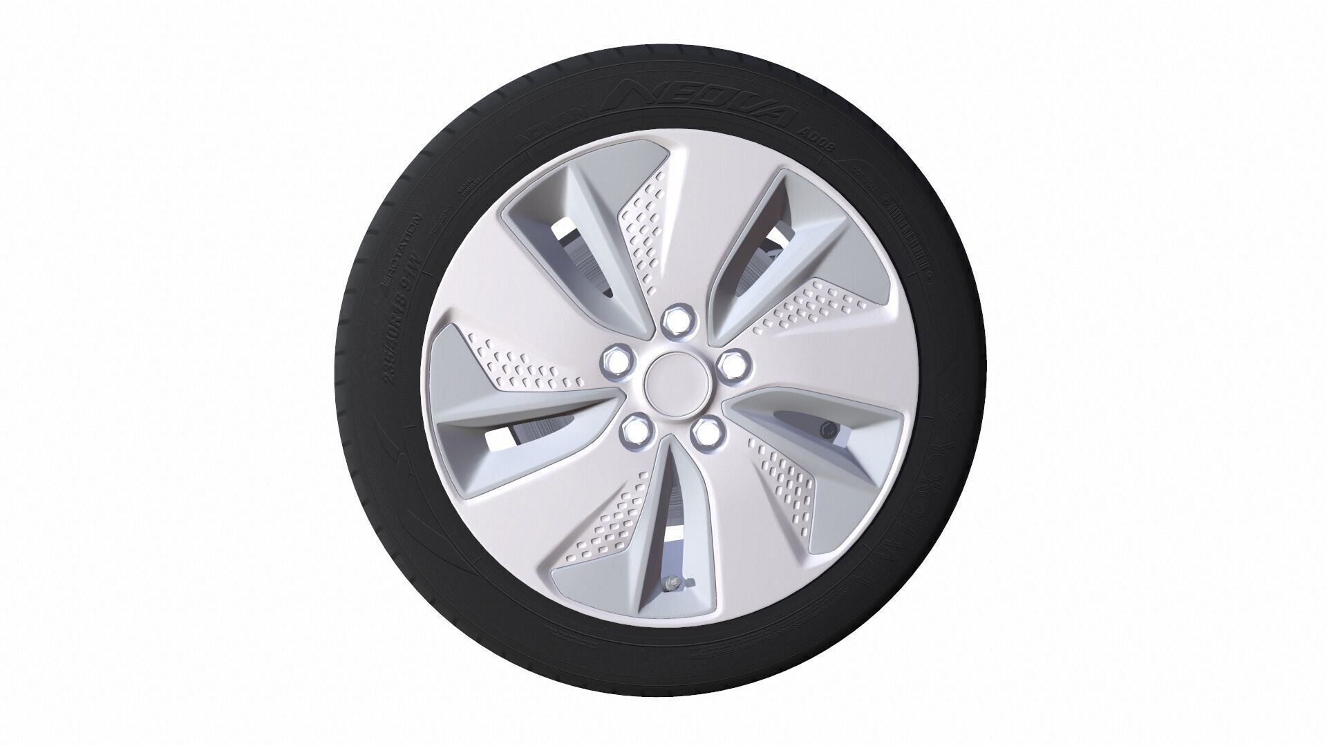 Tyre 3D Model Low-poly 3D model_3