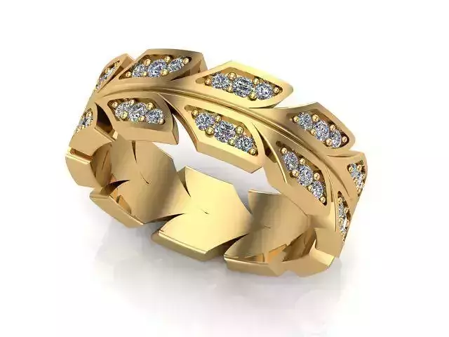 Tiffany Vine band ring 3D print model