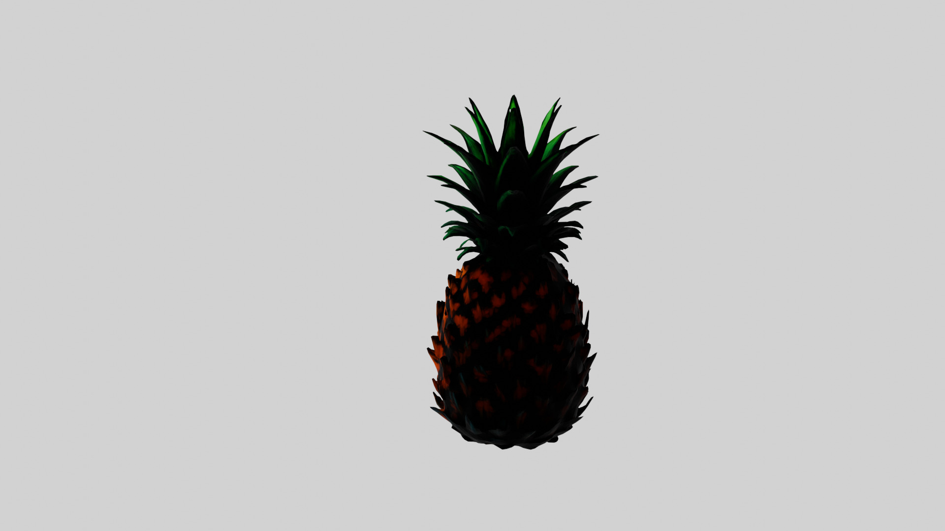 Cartoon Pineapple 3D model_8