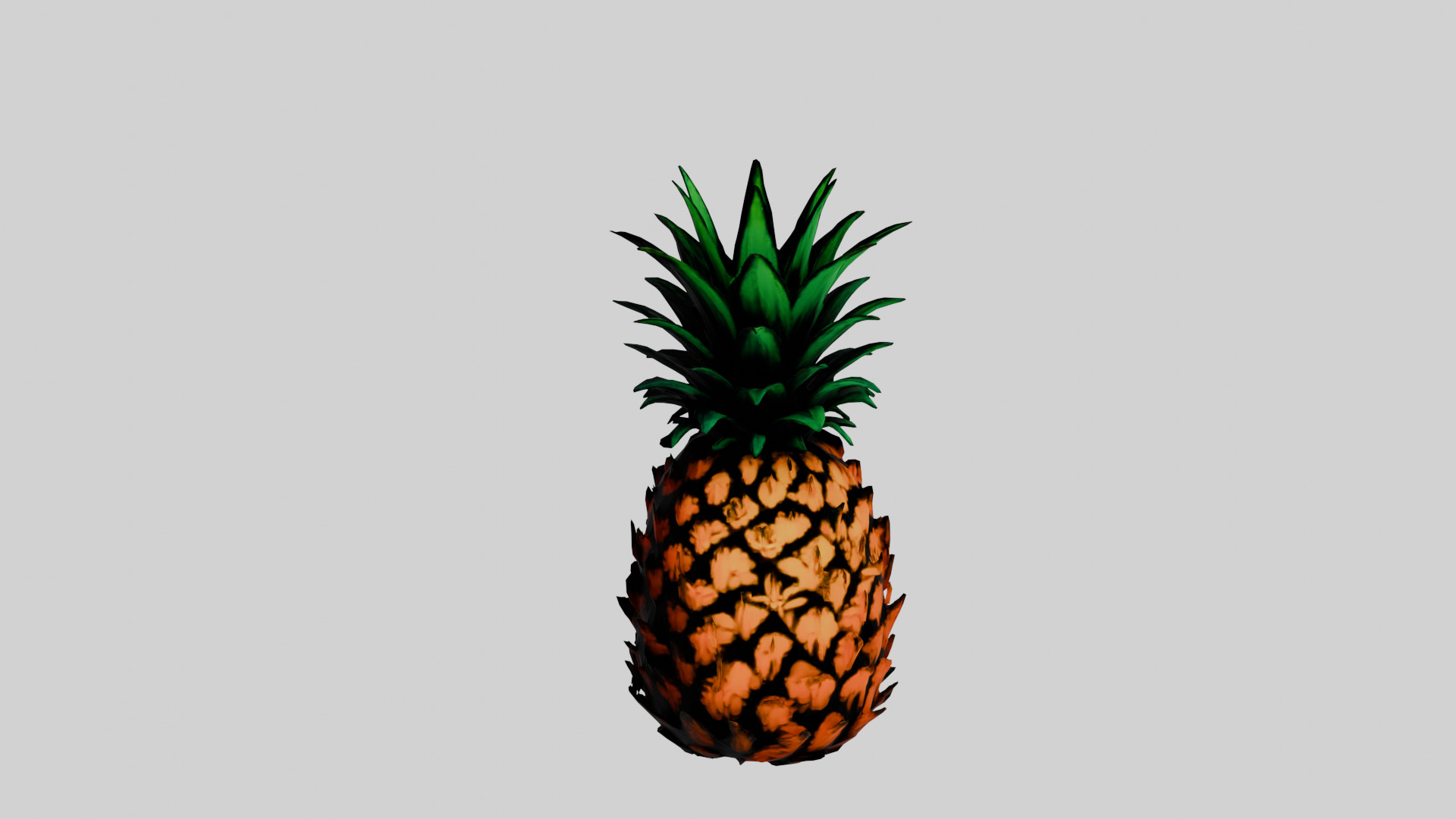 Cartoon Pineapple 3D model_7