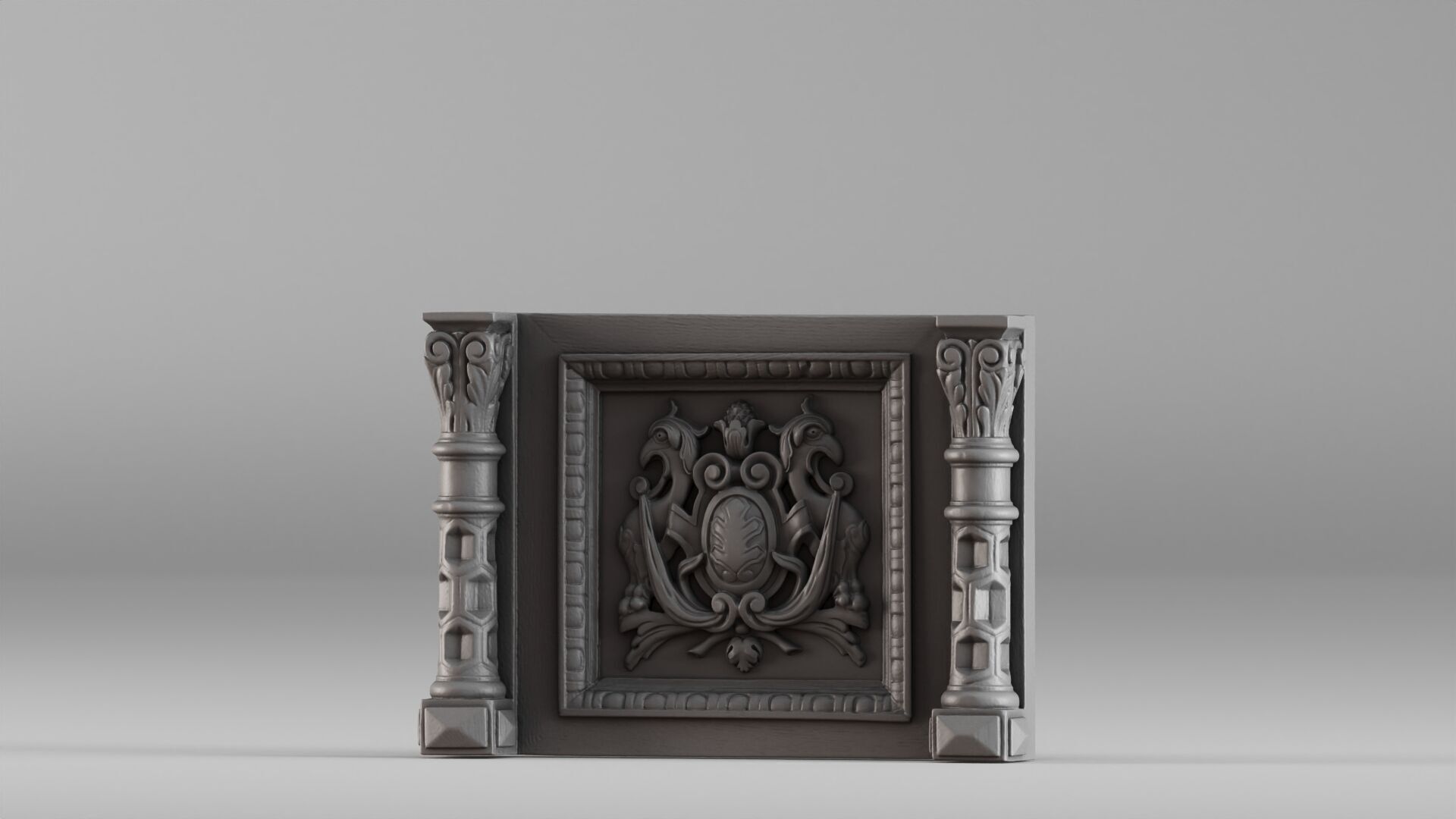 001582 Architectural Element 3D print model_10