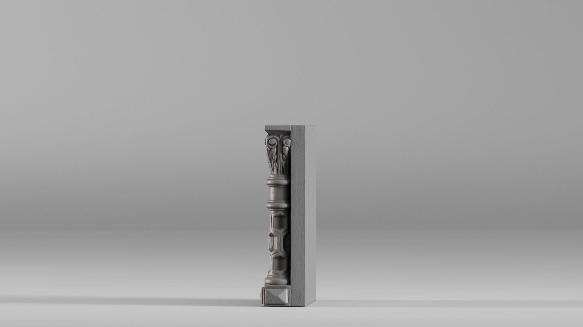 001582 Architectural Element 3D print model_7