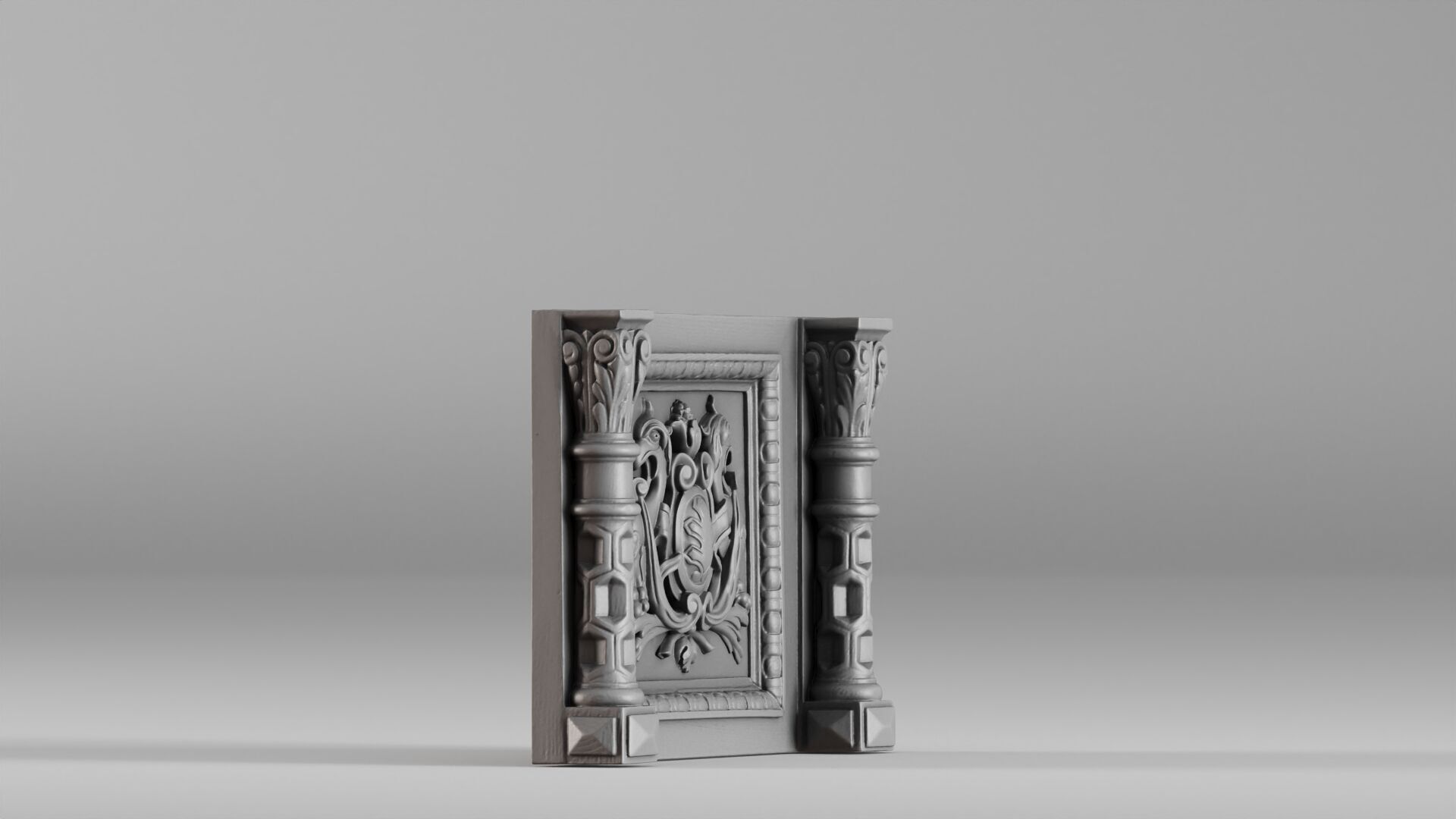 001582 Architectural Element 3D print model_4