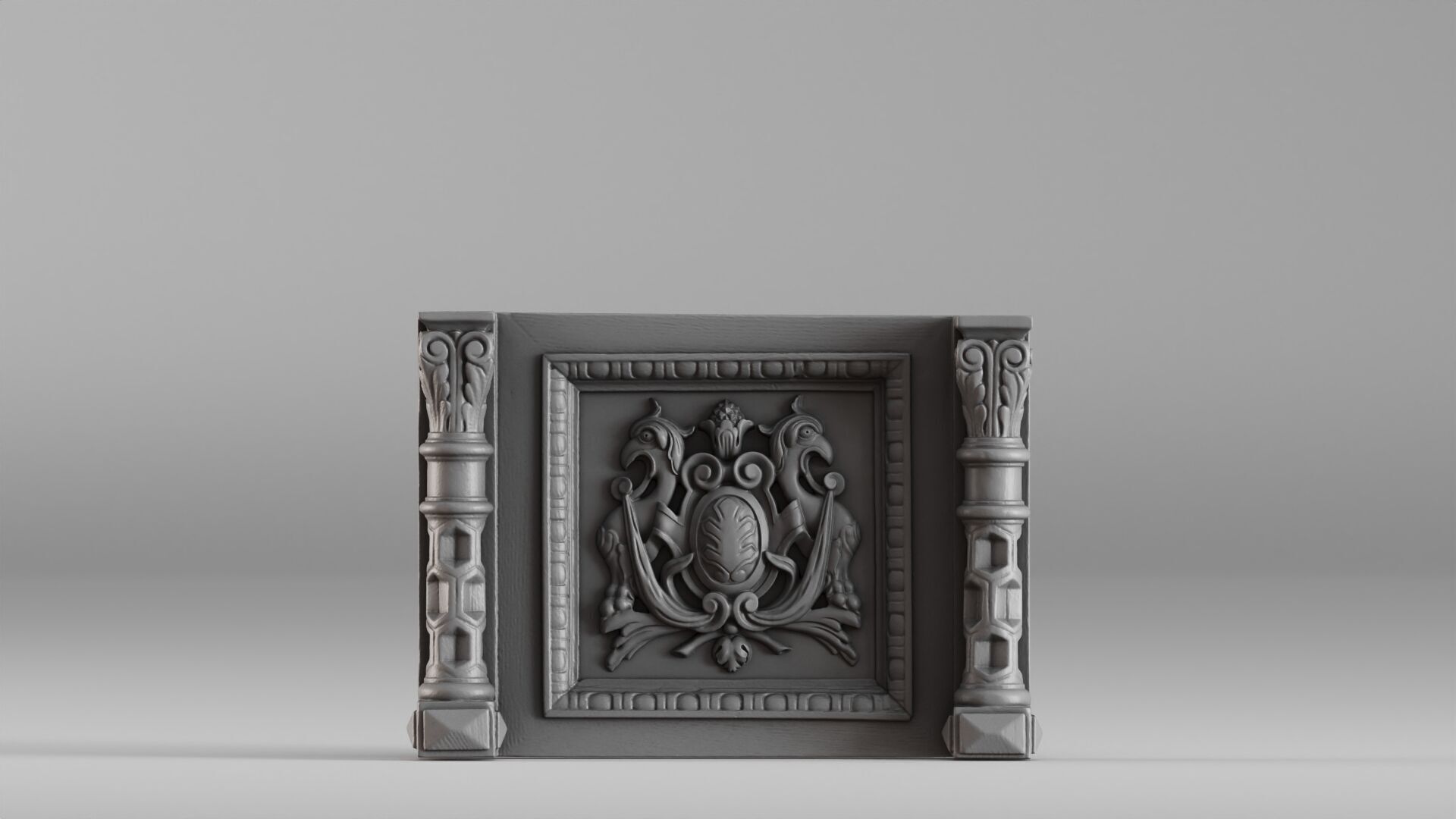 001582 Architectural Element 3D print model_12