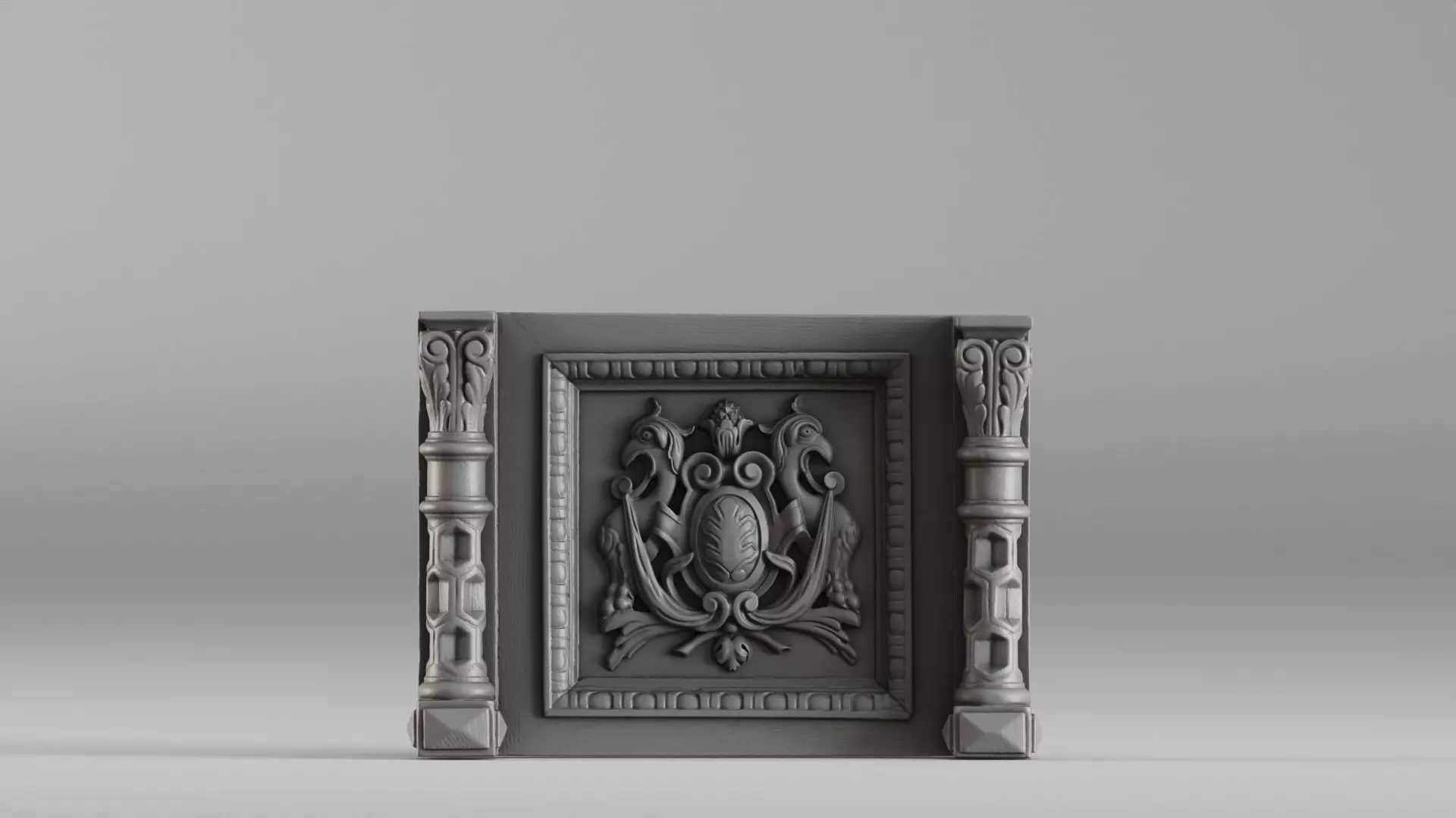 001582 Architectural Element 3D print model_0