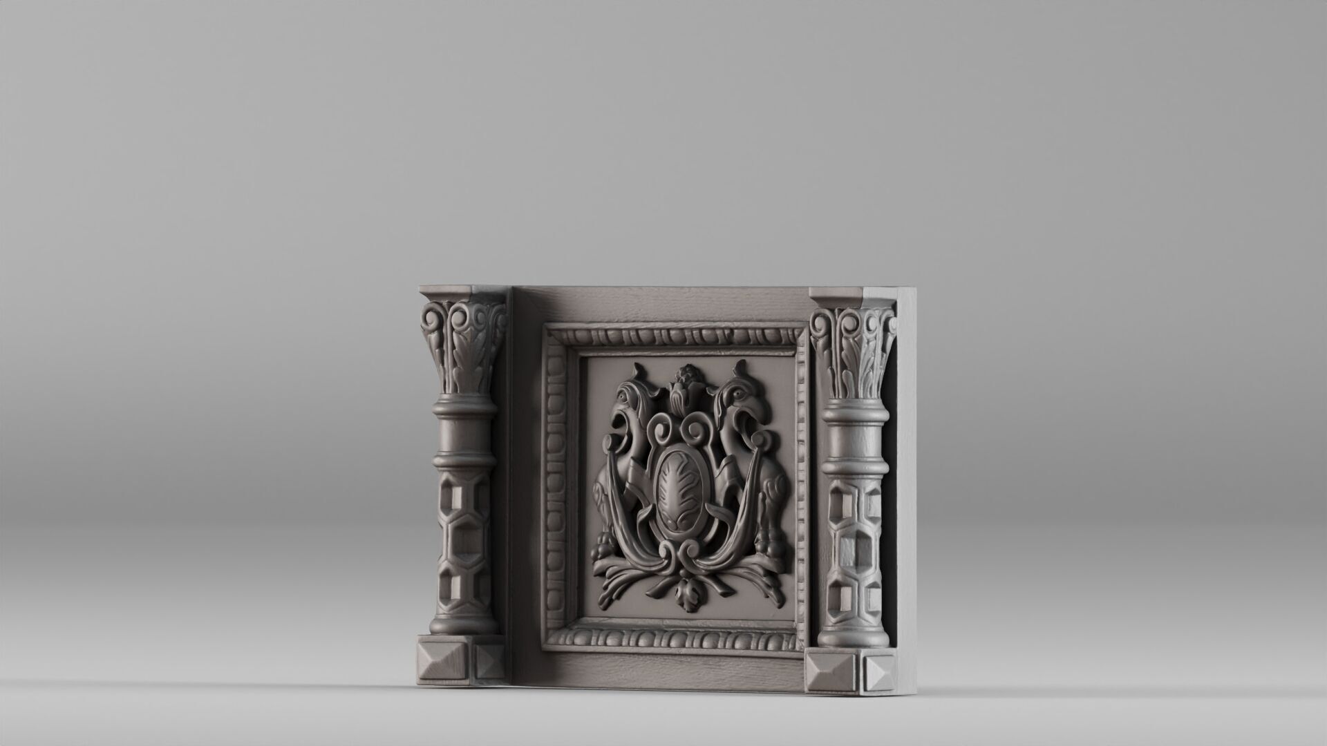 001582 Architectural Element 3D print model_9