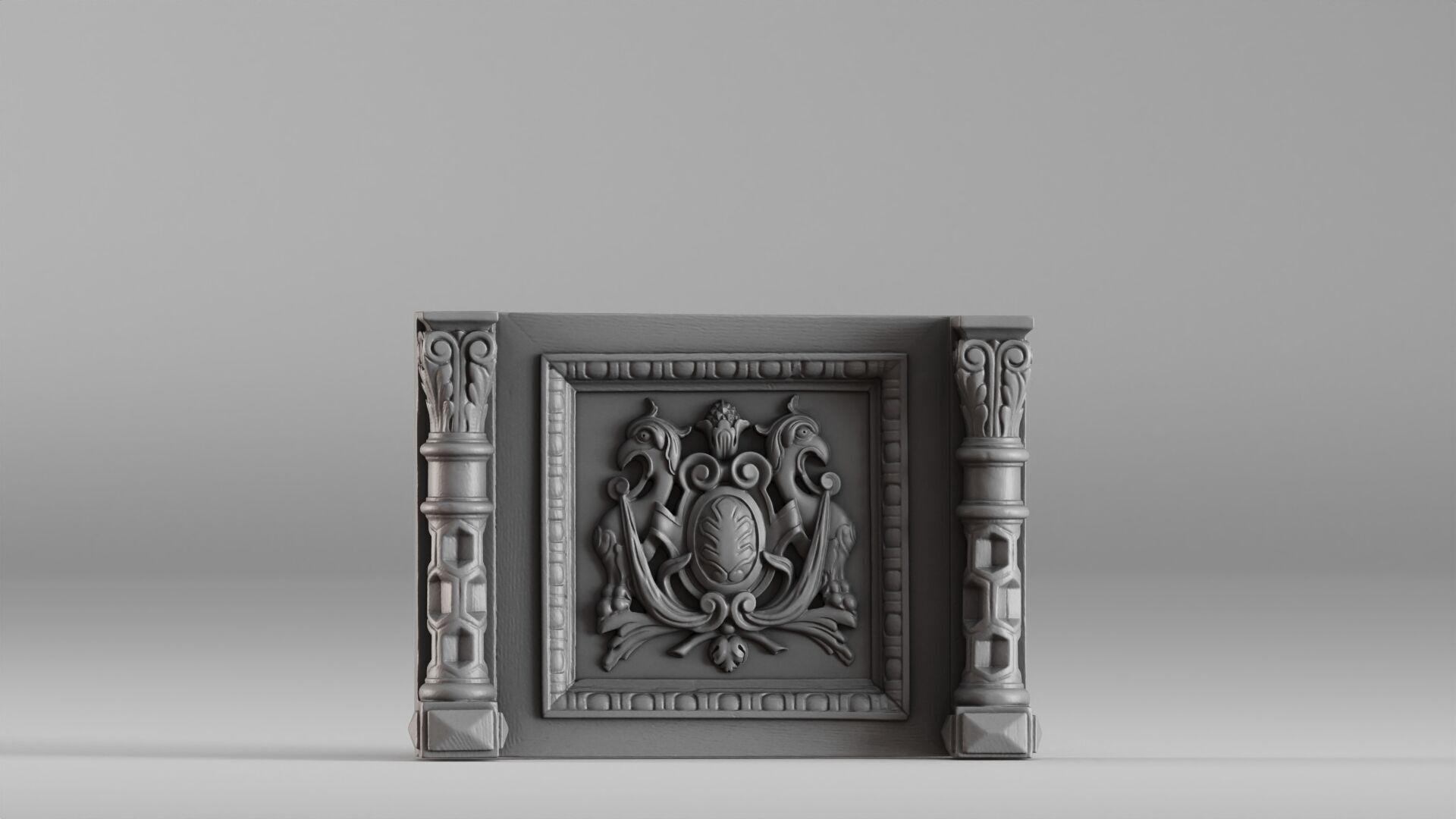 001582 Architectural Element 3D print model_1