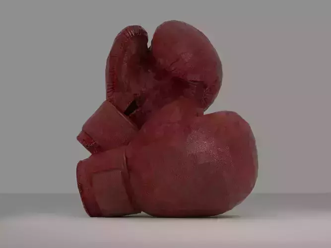Realistic Boxing Gloves Low-poly 3D model