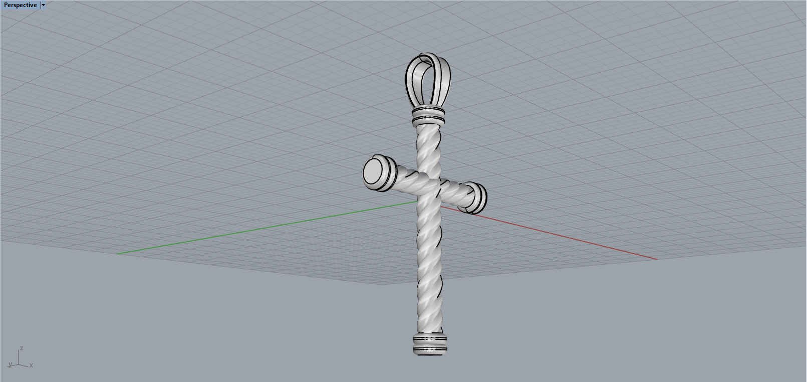 rope cross model 693 3D print model_10