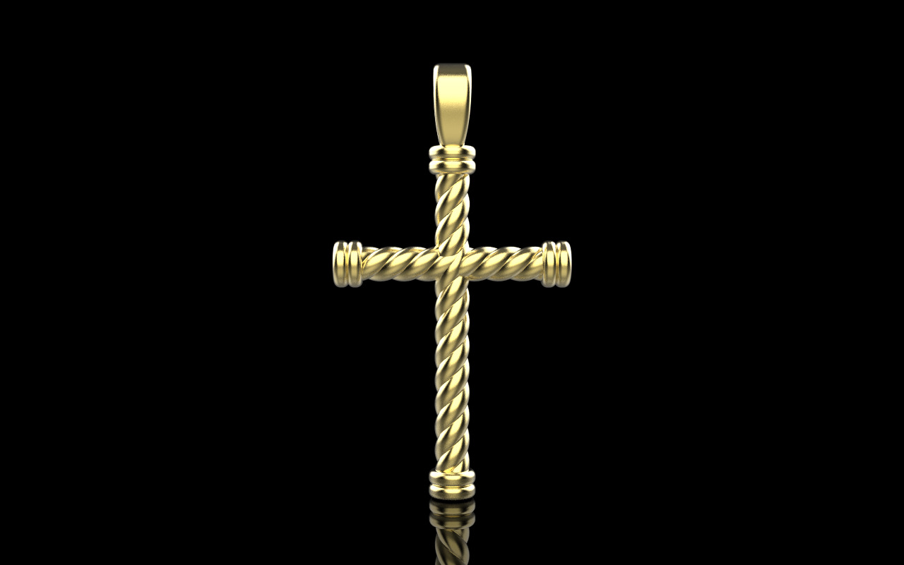 rope cross model 693 3D print model_13