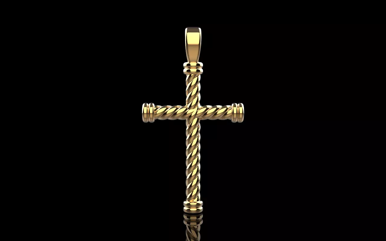 rope cross model 693 3D print model_0