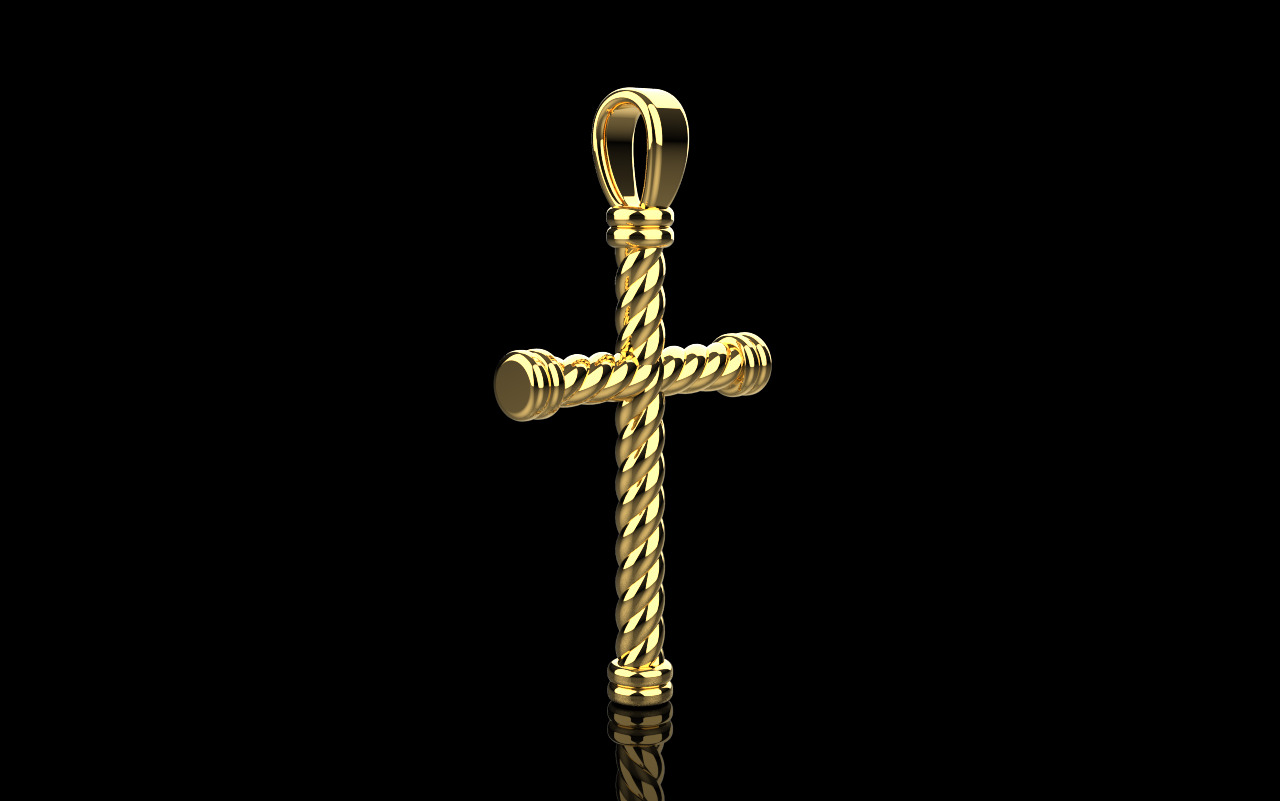 rope cross model 693 3D print model_24