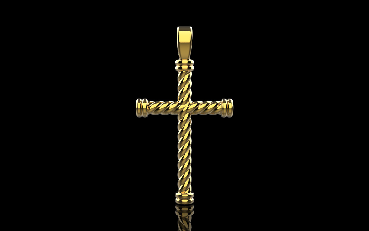 rope cross model 693 3D print model_21