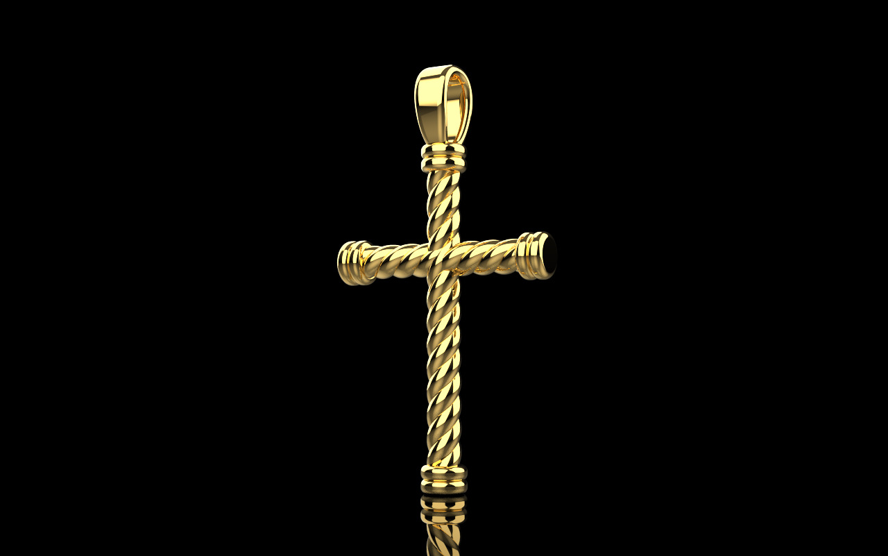 rope cross model 693 3D print model_33
