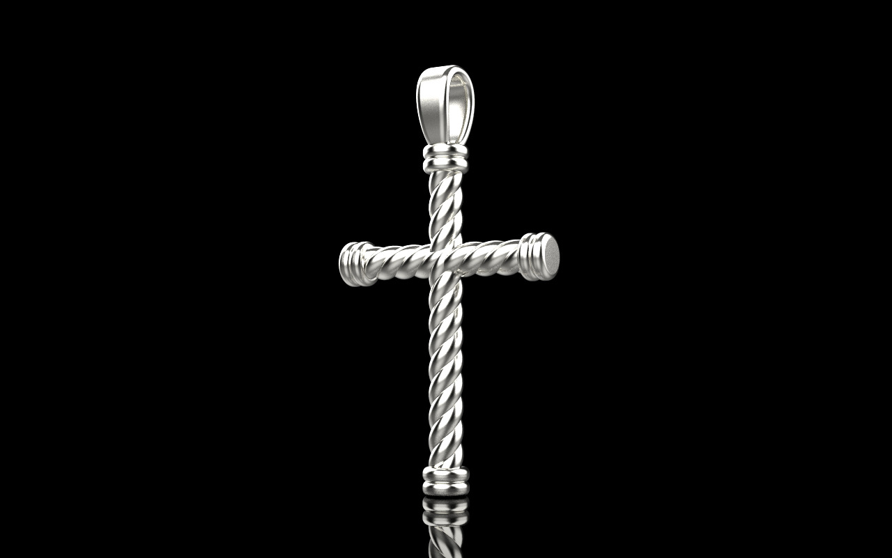 rope cross model 693 3D print model_37