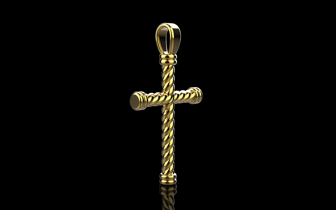 rope cross model 693 3D print model_30