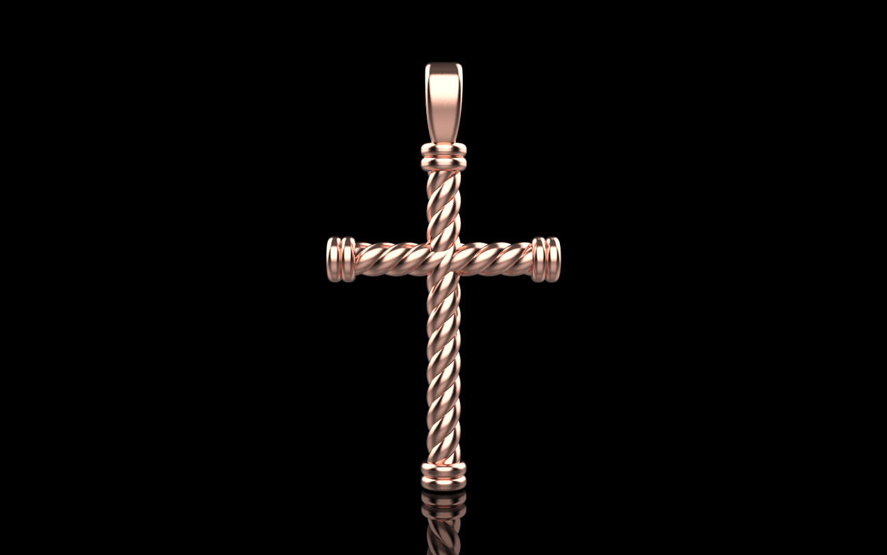 rope cross model 693 3D print model_16