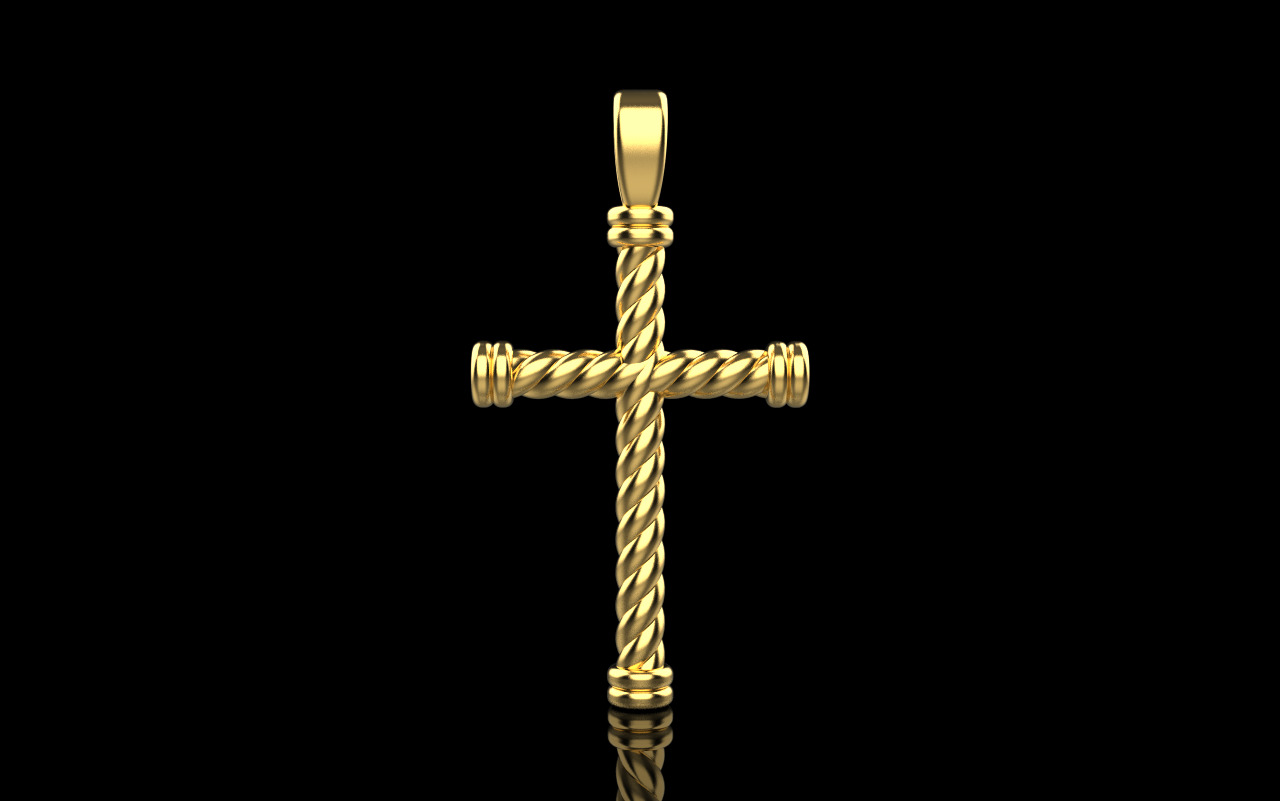 rope cross model 693 3D print model_12
