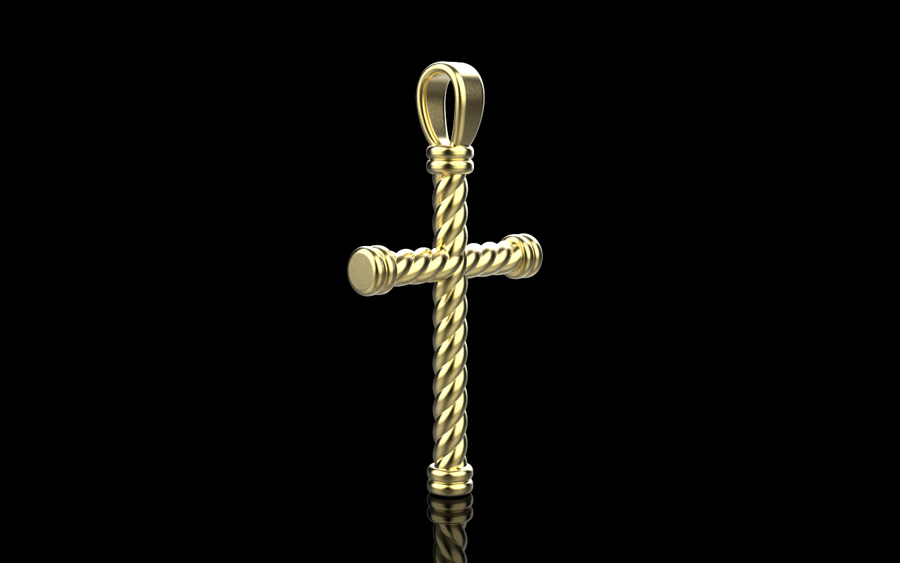 rope cross model 693 3D print model_23