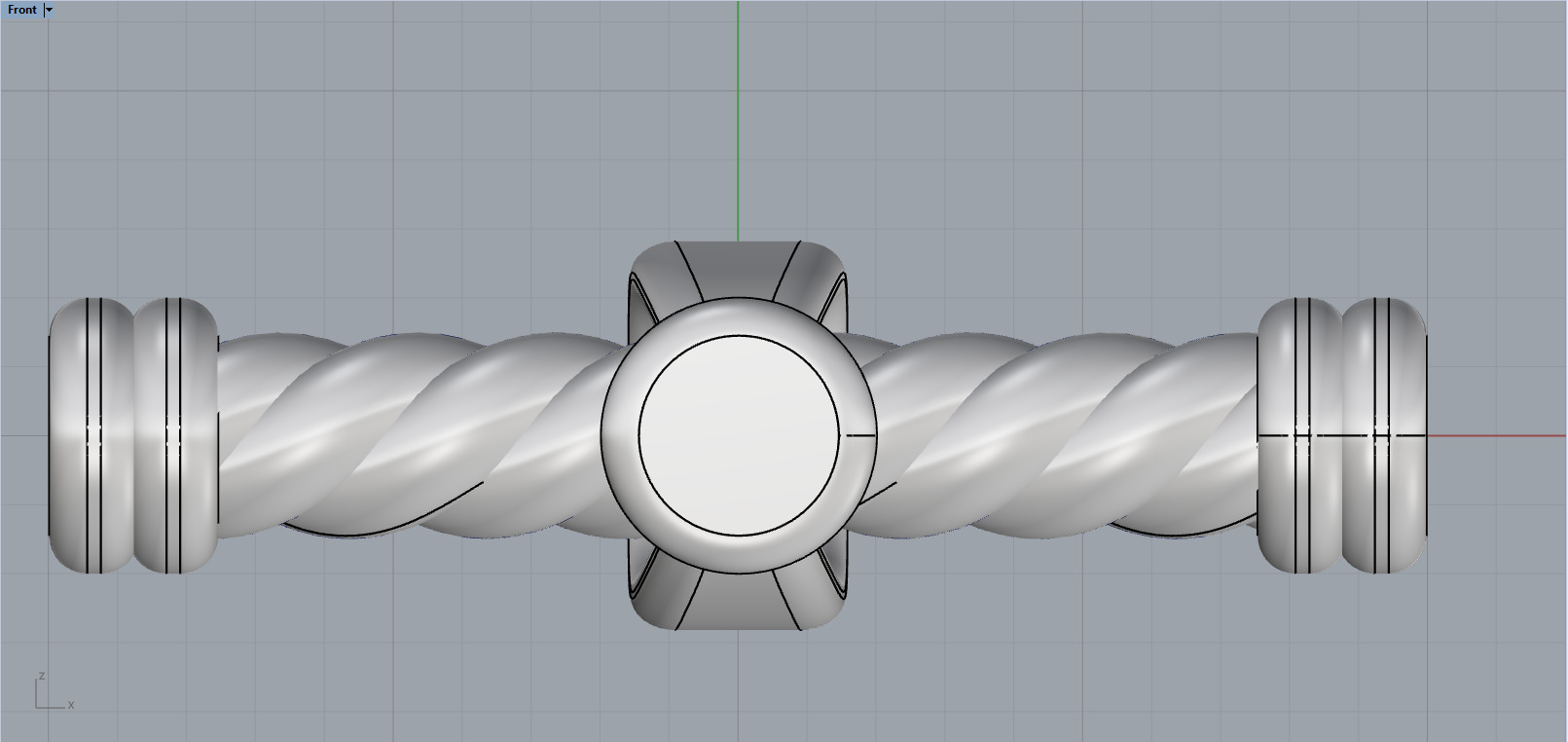 rope cross model 693 3D print model_7