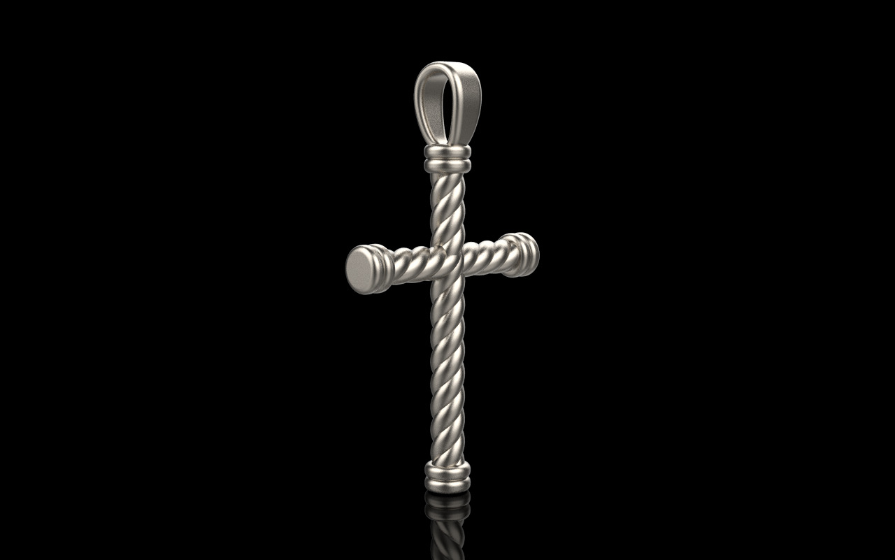 rope cross model 693 3D print model_25