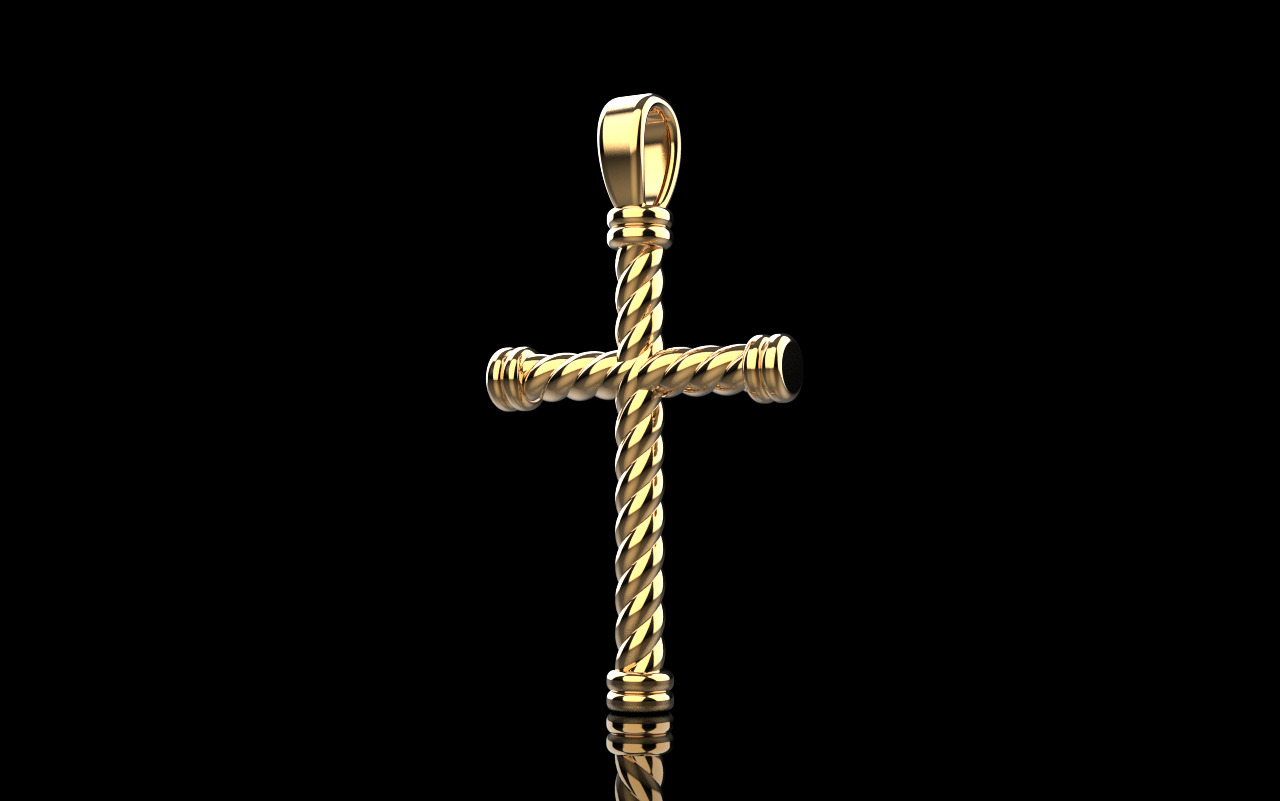 rope cross model 693 3D print model_34