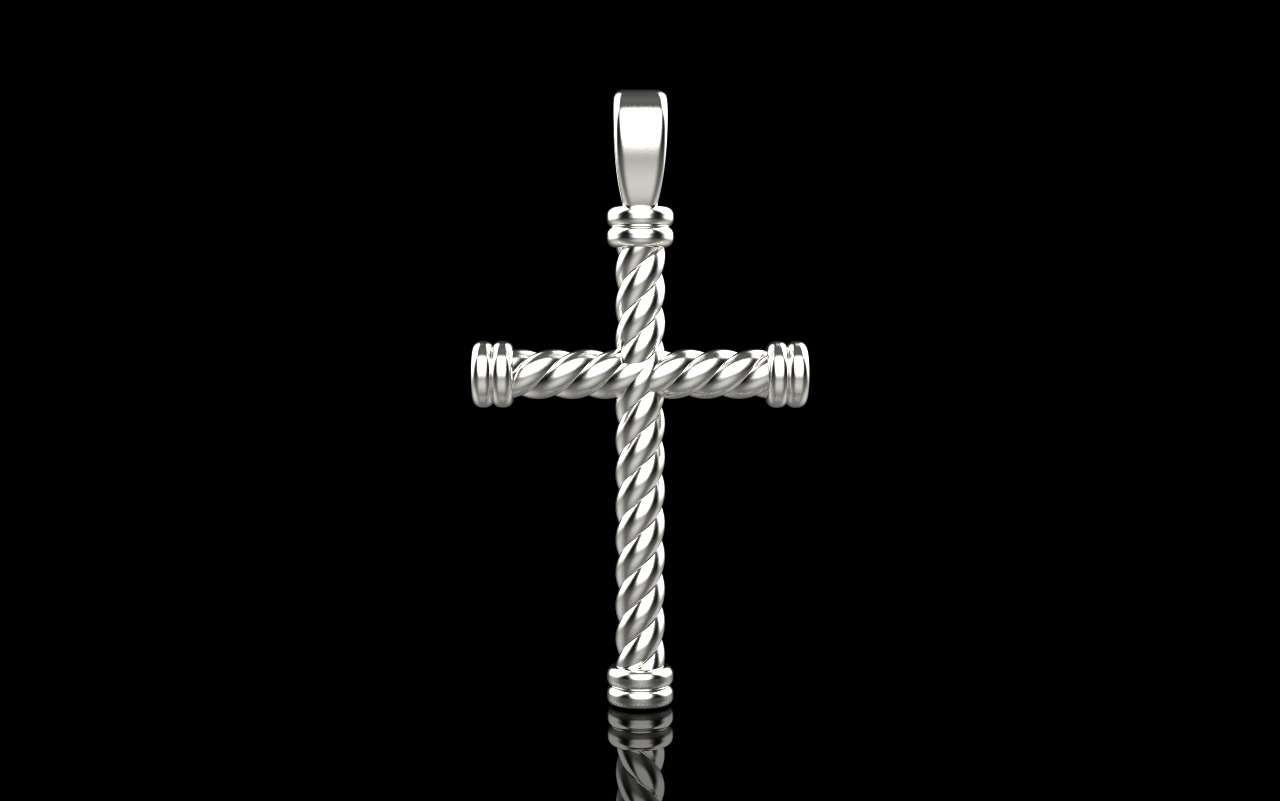 rope cross model 693 3D print model_18