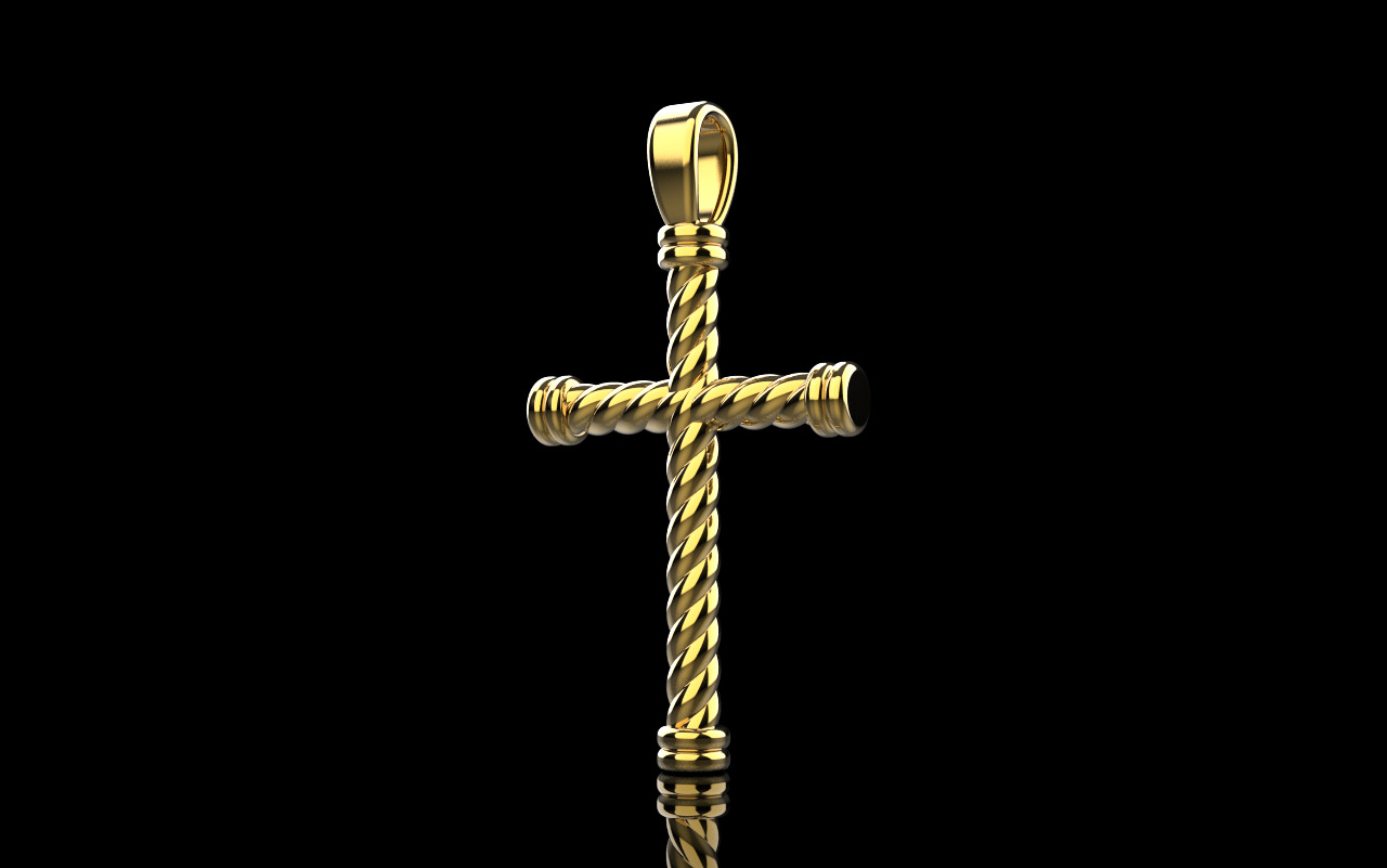 rope cross model 693 3D print model_39