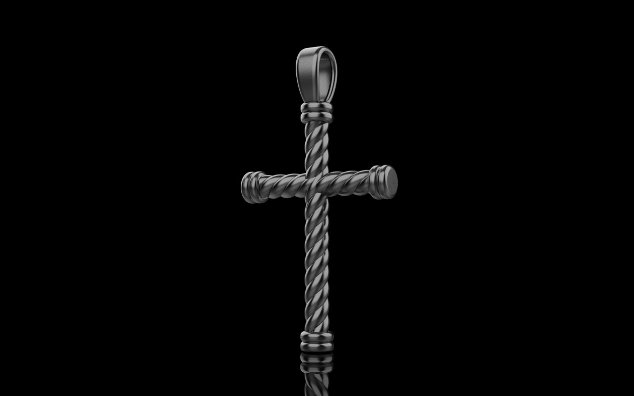 rope cross model 693 3D print model_36