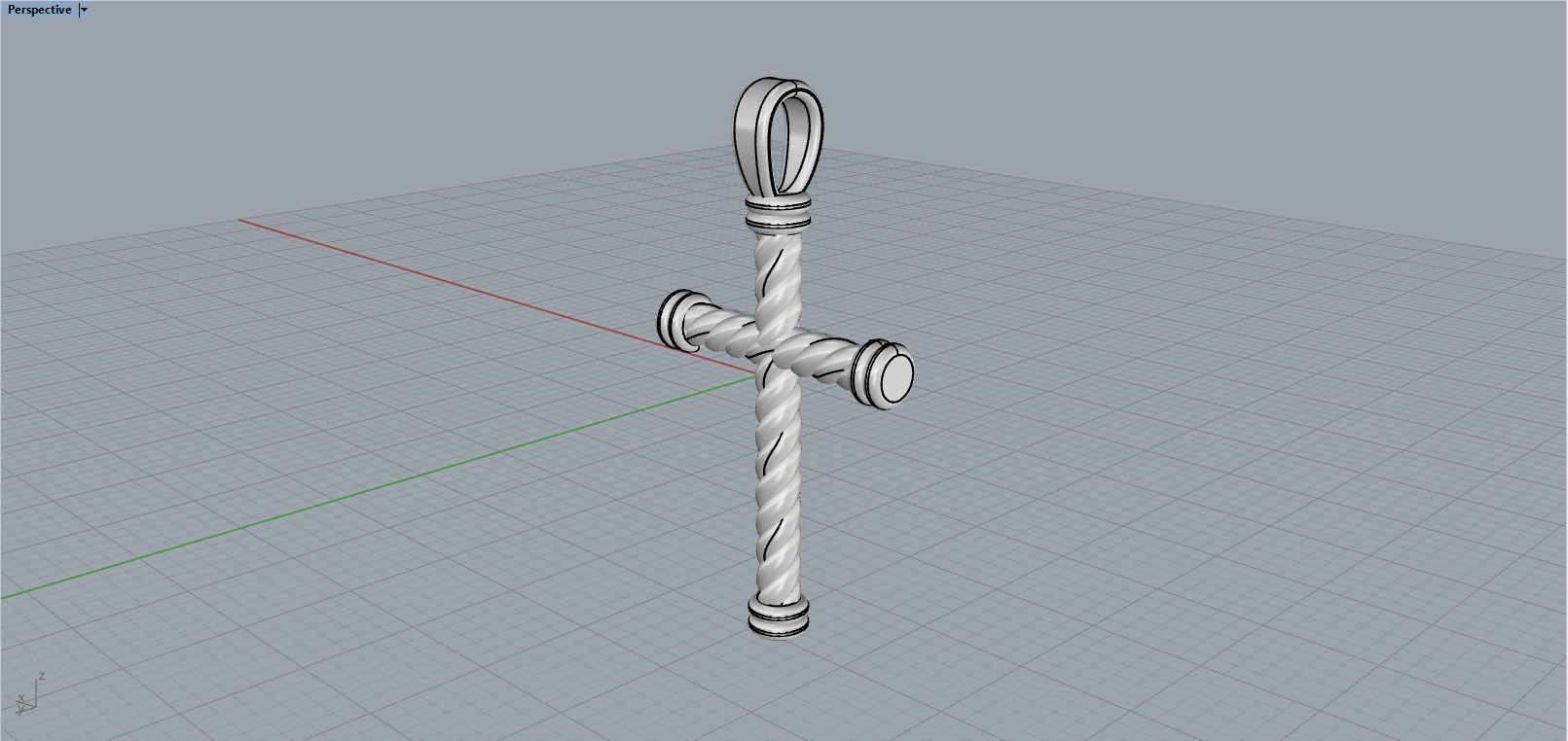 rope cross model 693 3D print model_11