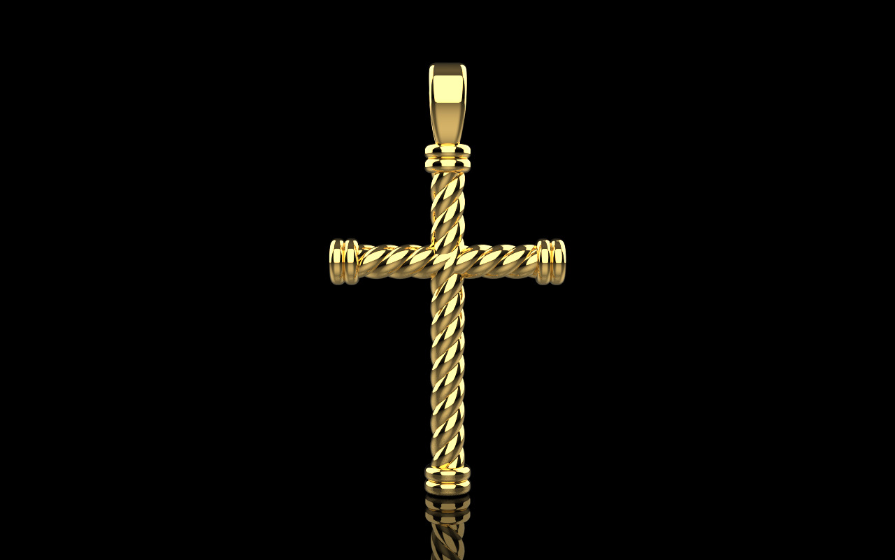 rope cross model 693 3D print model_14