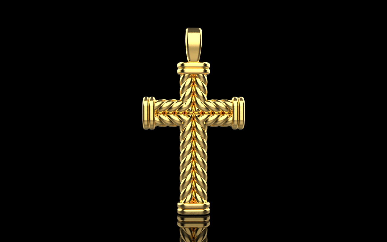 rope cross model 694 3D print model_15