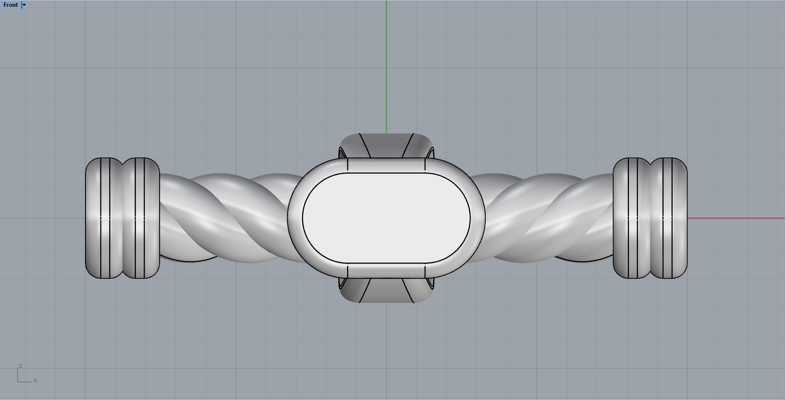 rope cross model 694 3D print model_6