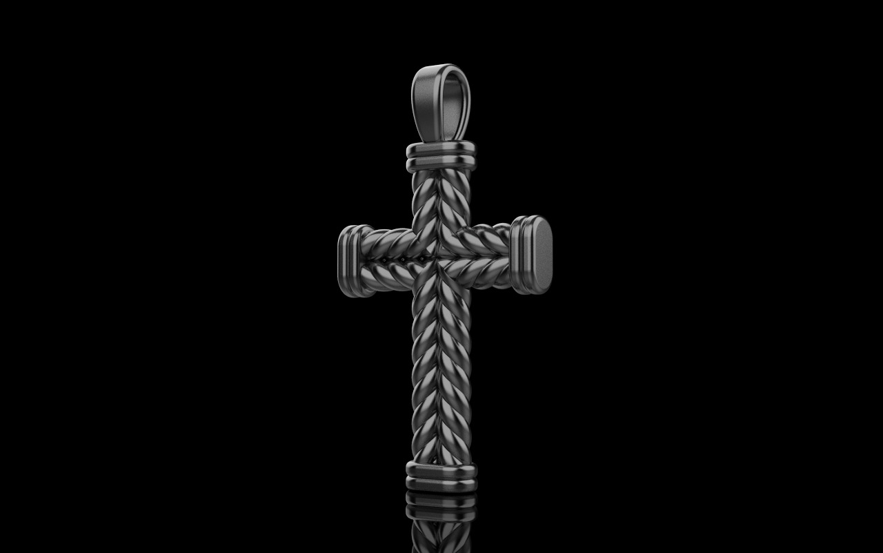 rope cross model 694 3D print model_33