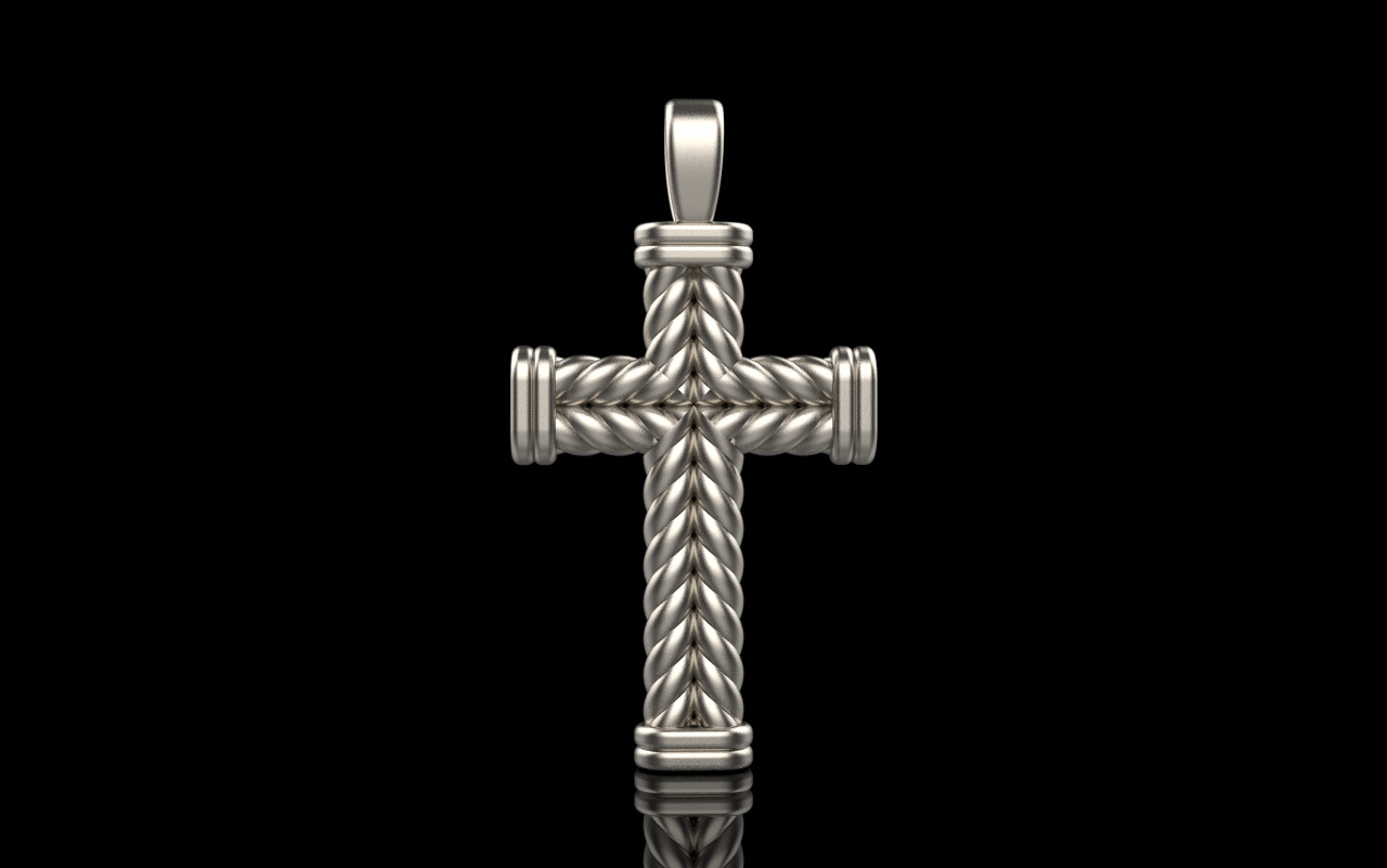 rope cross model 694 3D print model_10