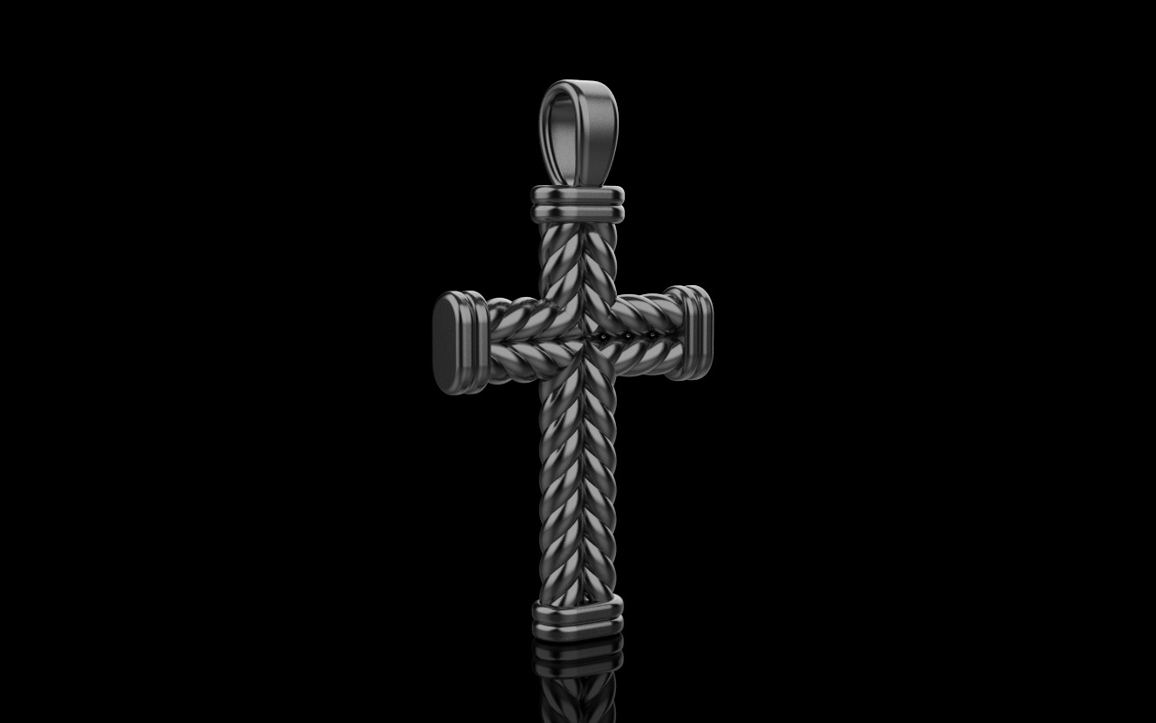 rope cross model 694 3D print model_24