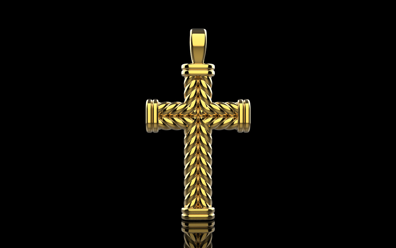 rope cross model 694 3D print model_16