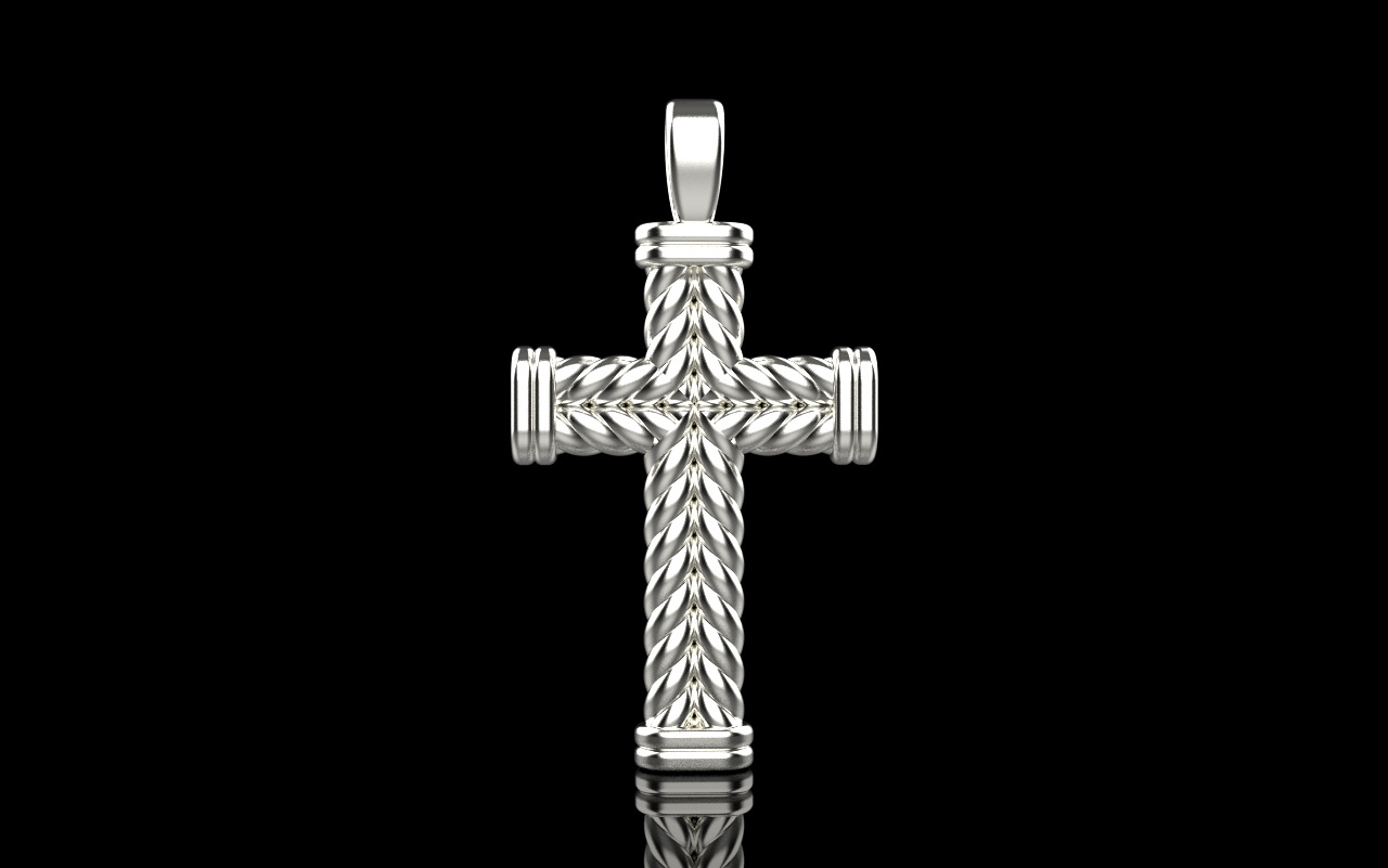 rope cross model 694 3D print model_13