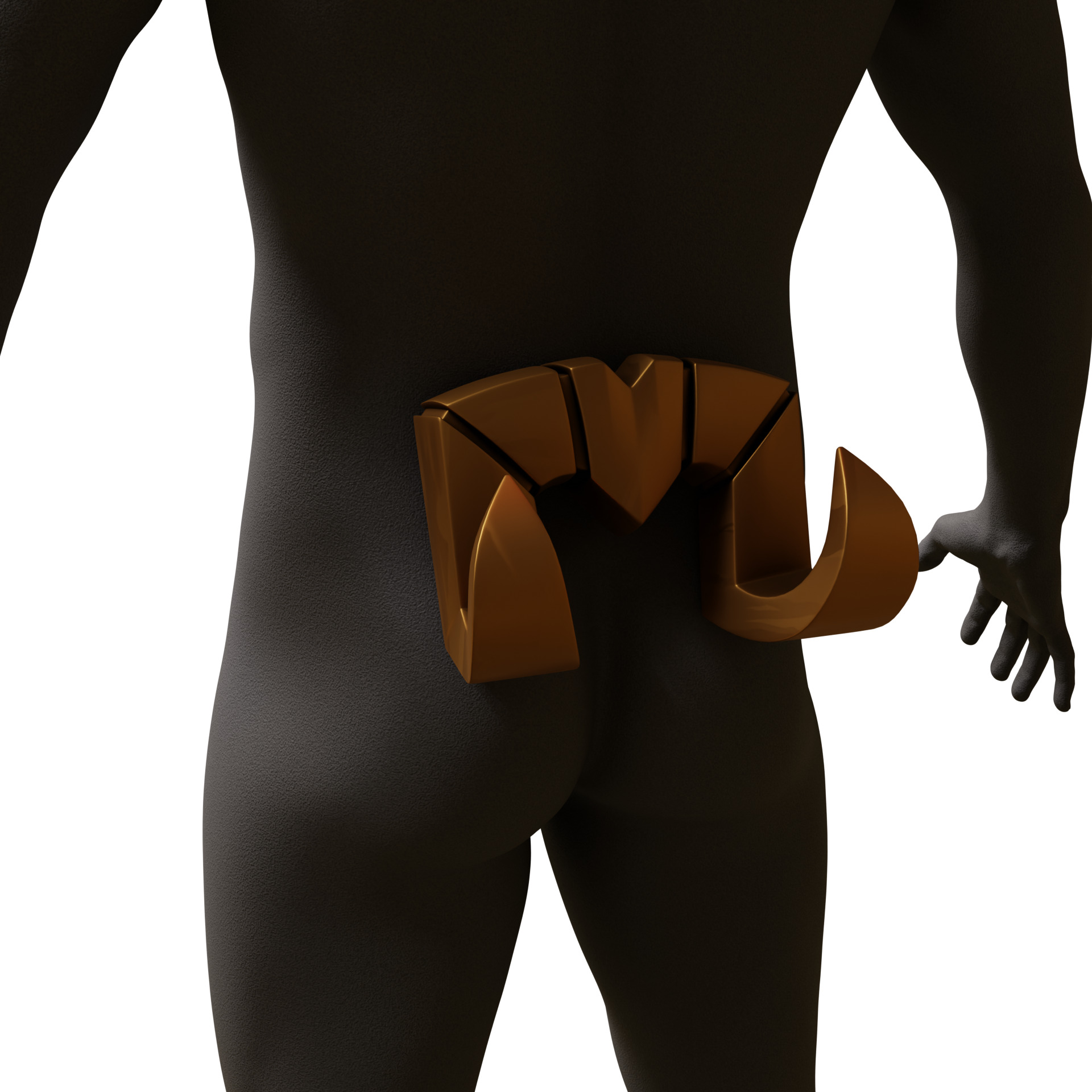 Ornn horns weapon hammer anvil cosplay 3D print model_21