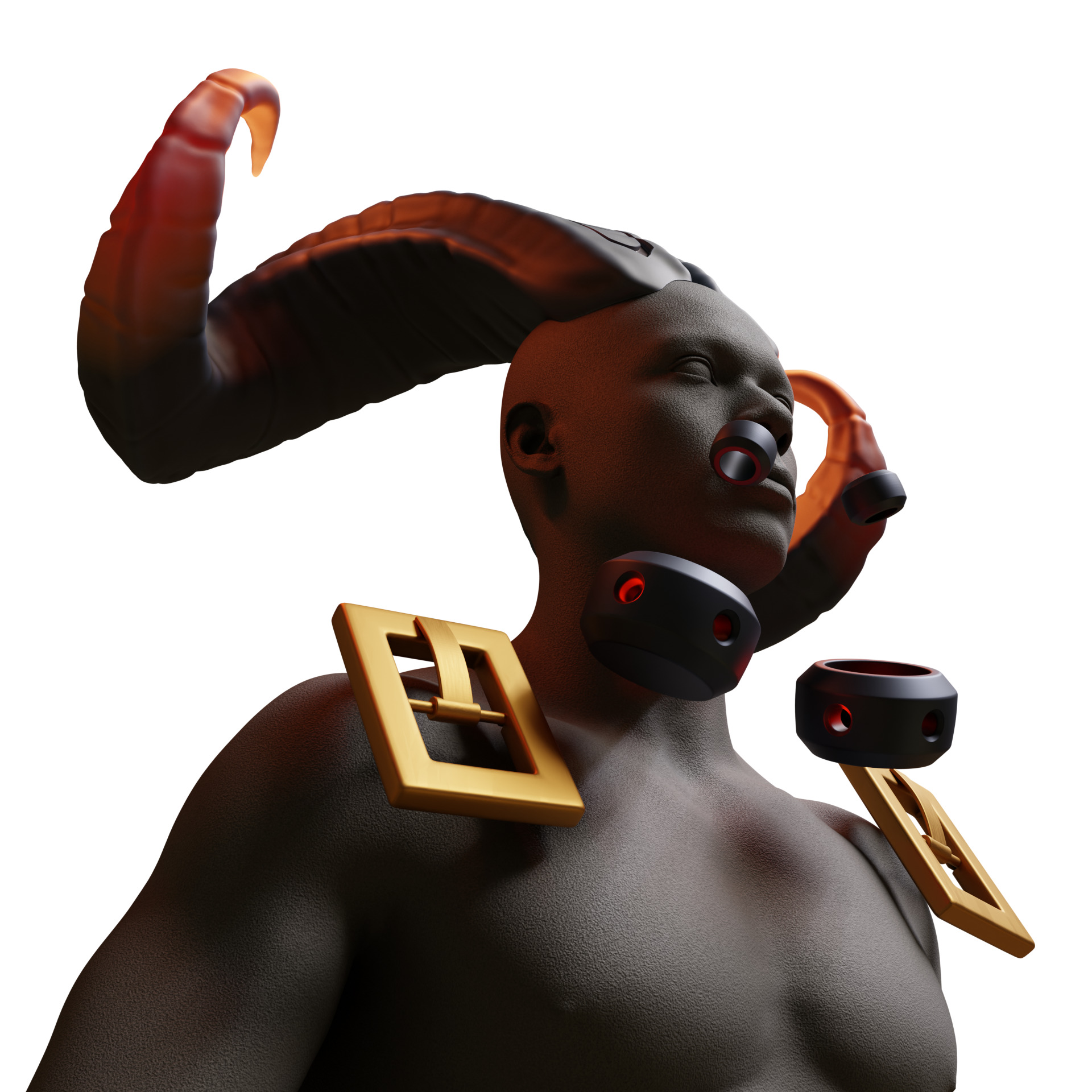 Ornn horns weapon hammer anvil cosplay 3D print model_28