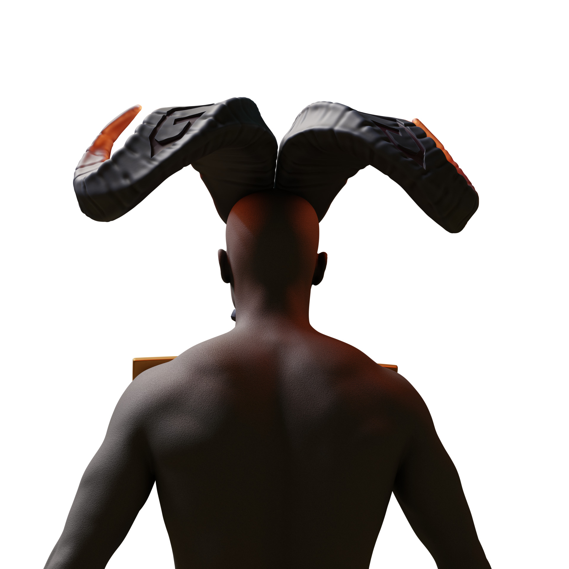 Ornn horns weapon hammer anvil cosplay 3D print model_26