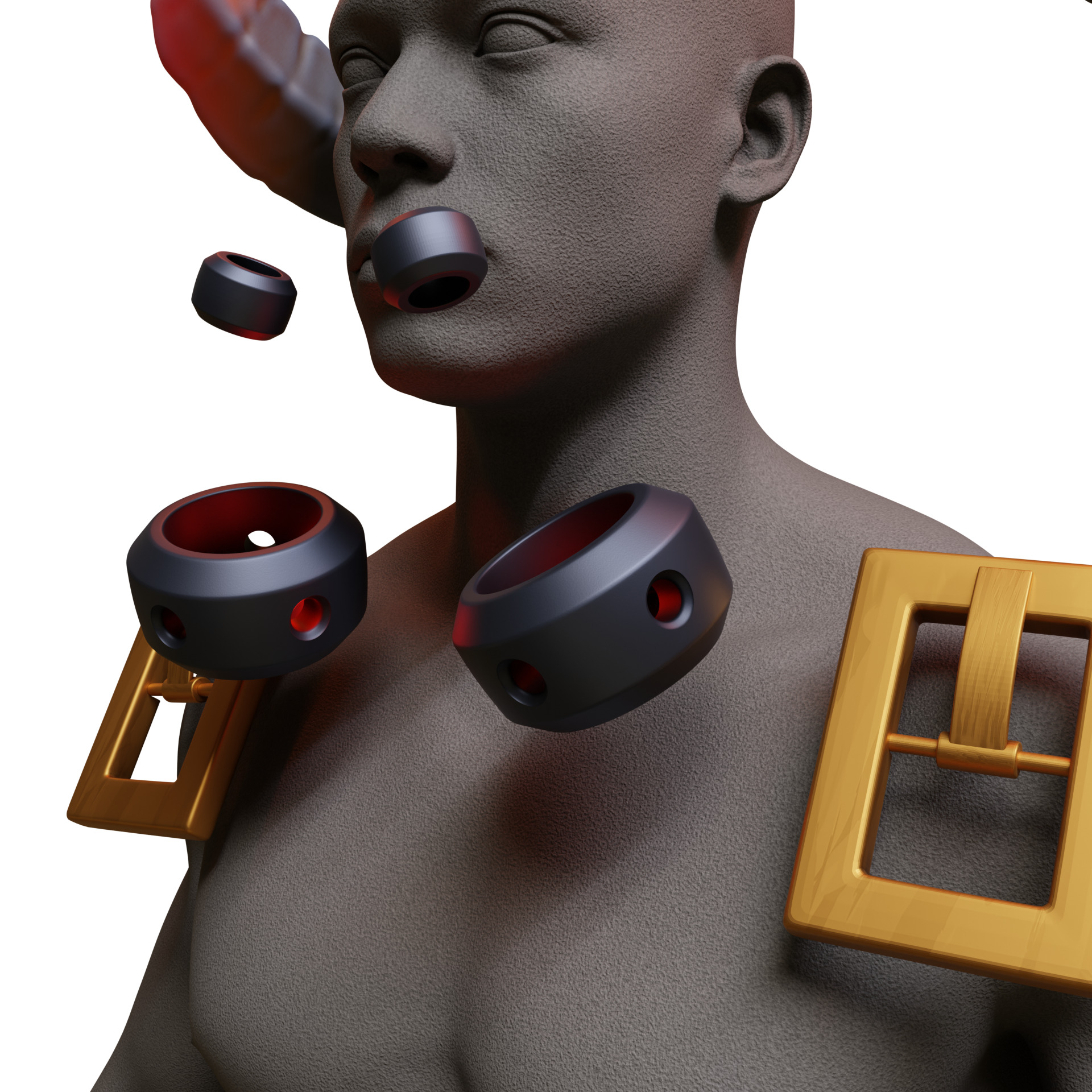 Ornn horns weapon hammer anvil cosplay 3D print model_22