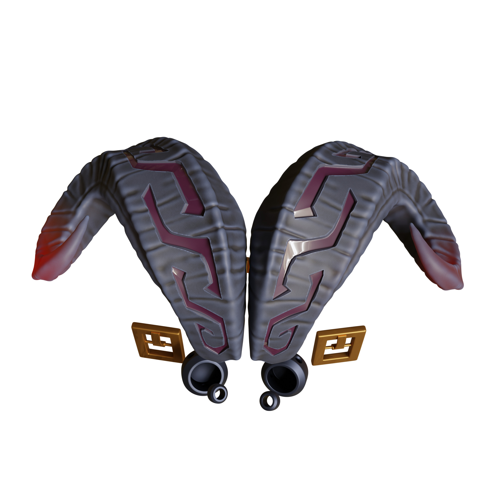 Ornn horns weapon hammer anvil cosplay 3D print model_17