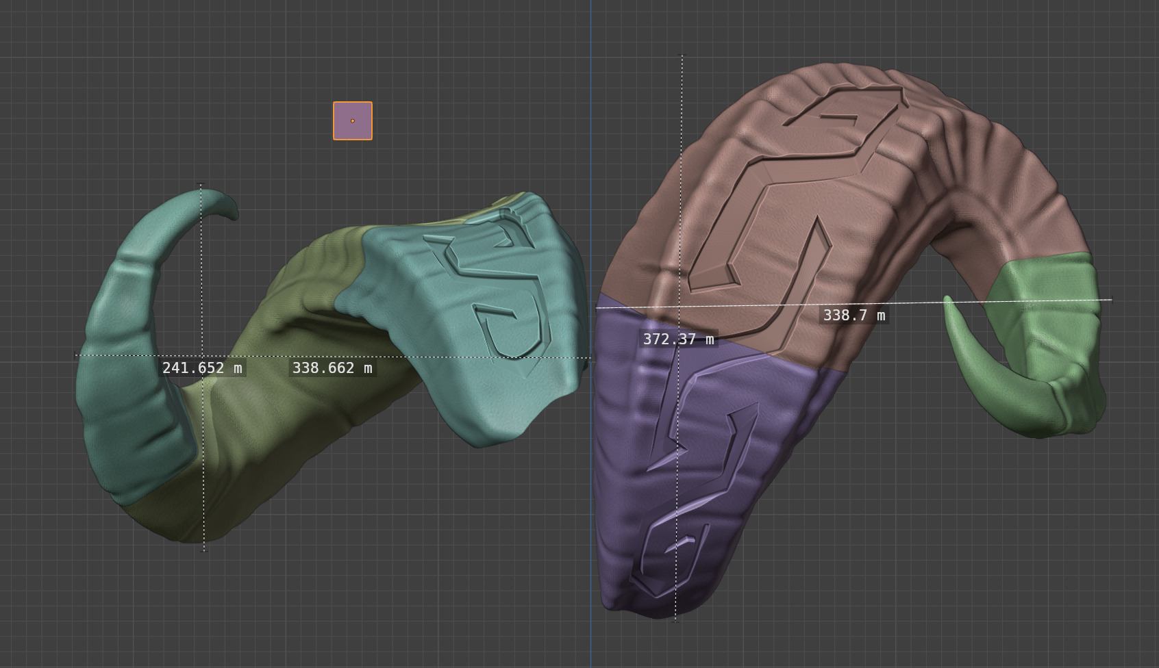 Ornn horns weapon hammer anvil cosplay 3D print model_30