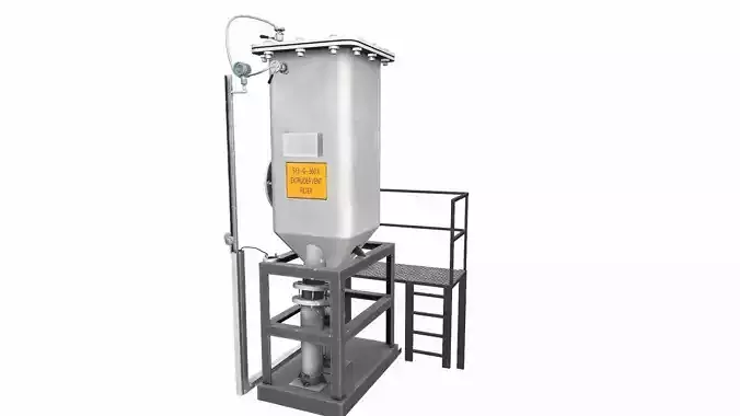 Extruder Vent Filter Low-poly 3D model