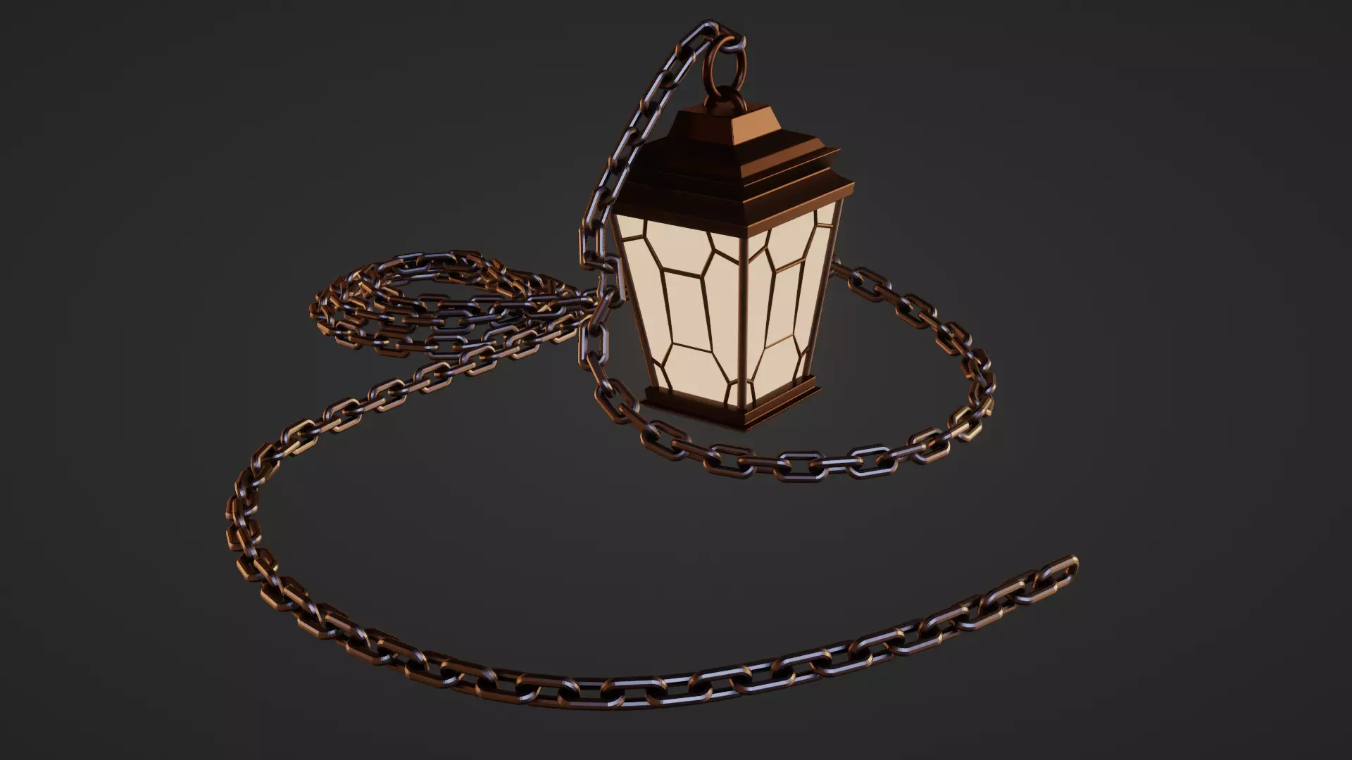 chain lights Free 3D model